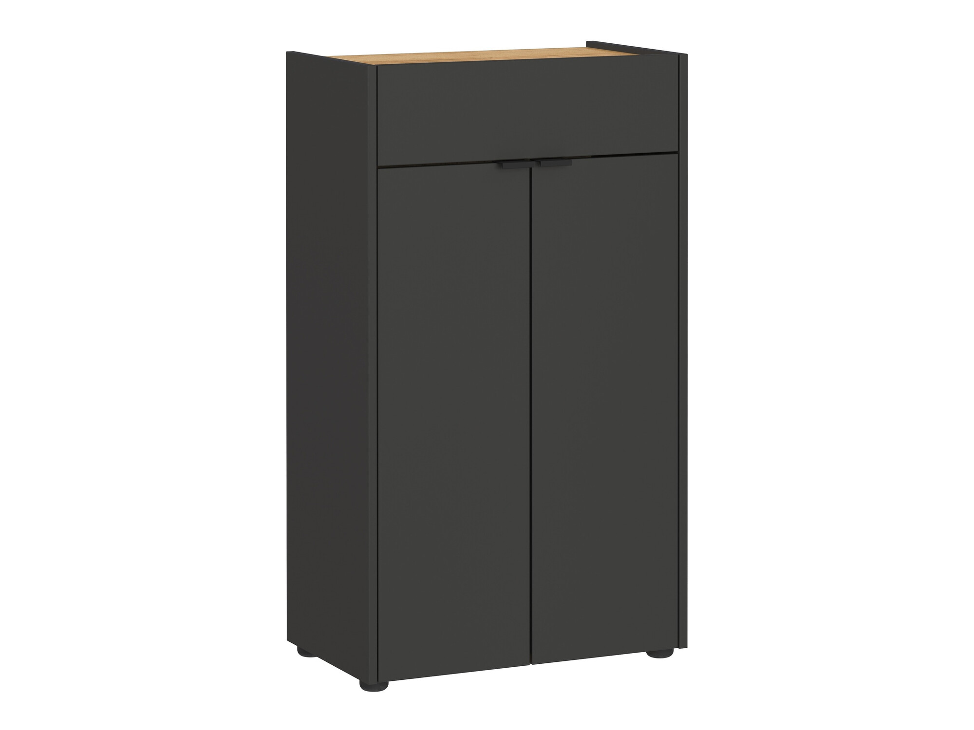 Hапольные шкафчик для ванной Ventei 102 (Графит + Navarra дуб)