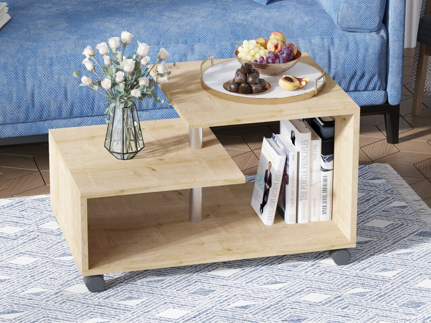 Žurnālu galdiņš Kailua 2011 (Ozols)