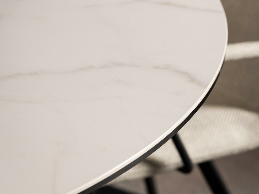 Cтол Norsica 780 (Чёрный + Белый мрамор)