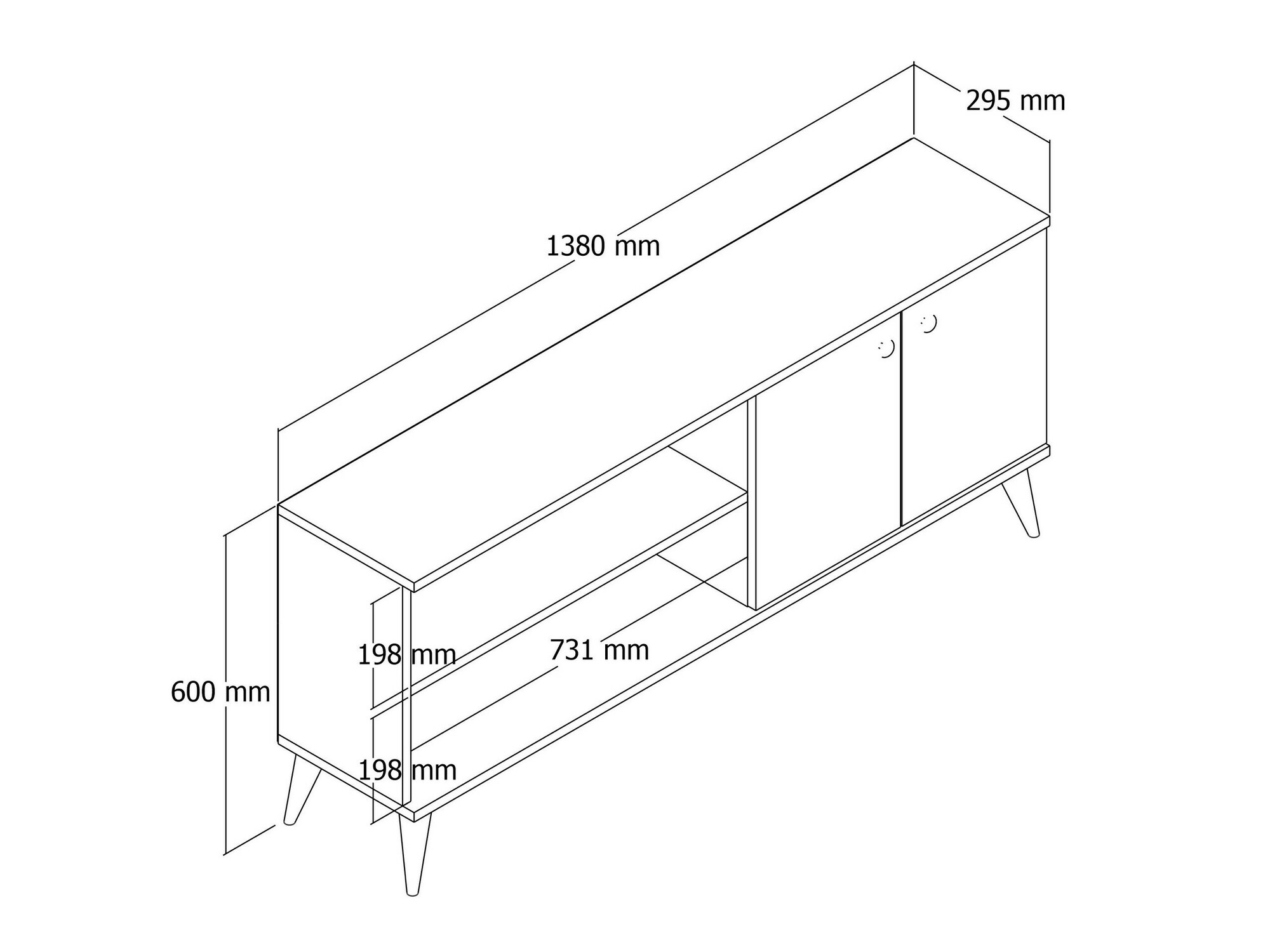TV galds Kailua 1009 (Ozols)