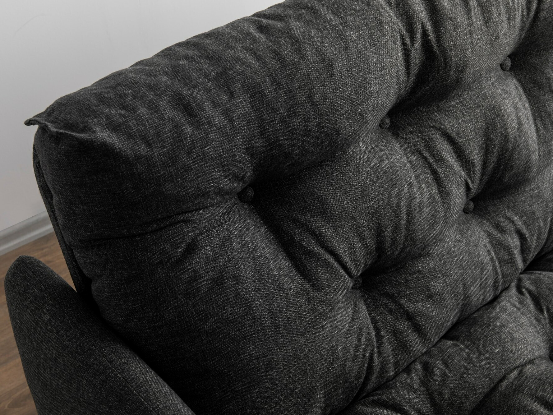 Dīvāns gulta Altadena 554 (Tumši pelēks)