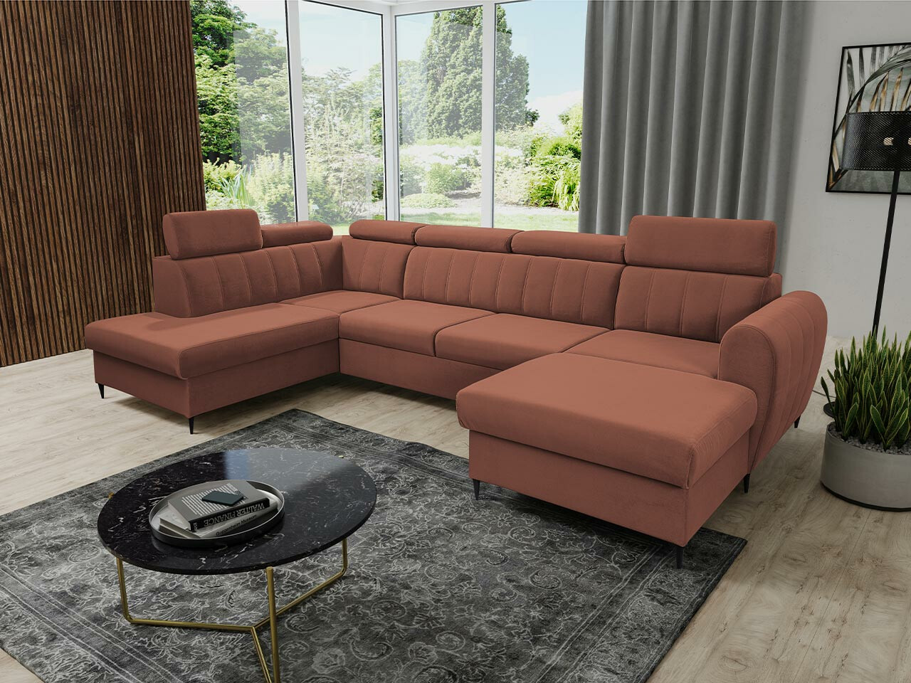 Stūra dīvāns Temple 128 (Kronos 29)