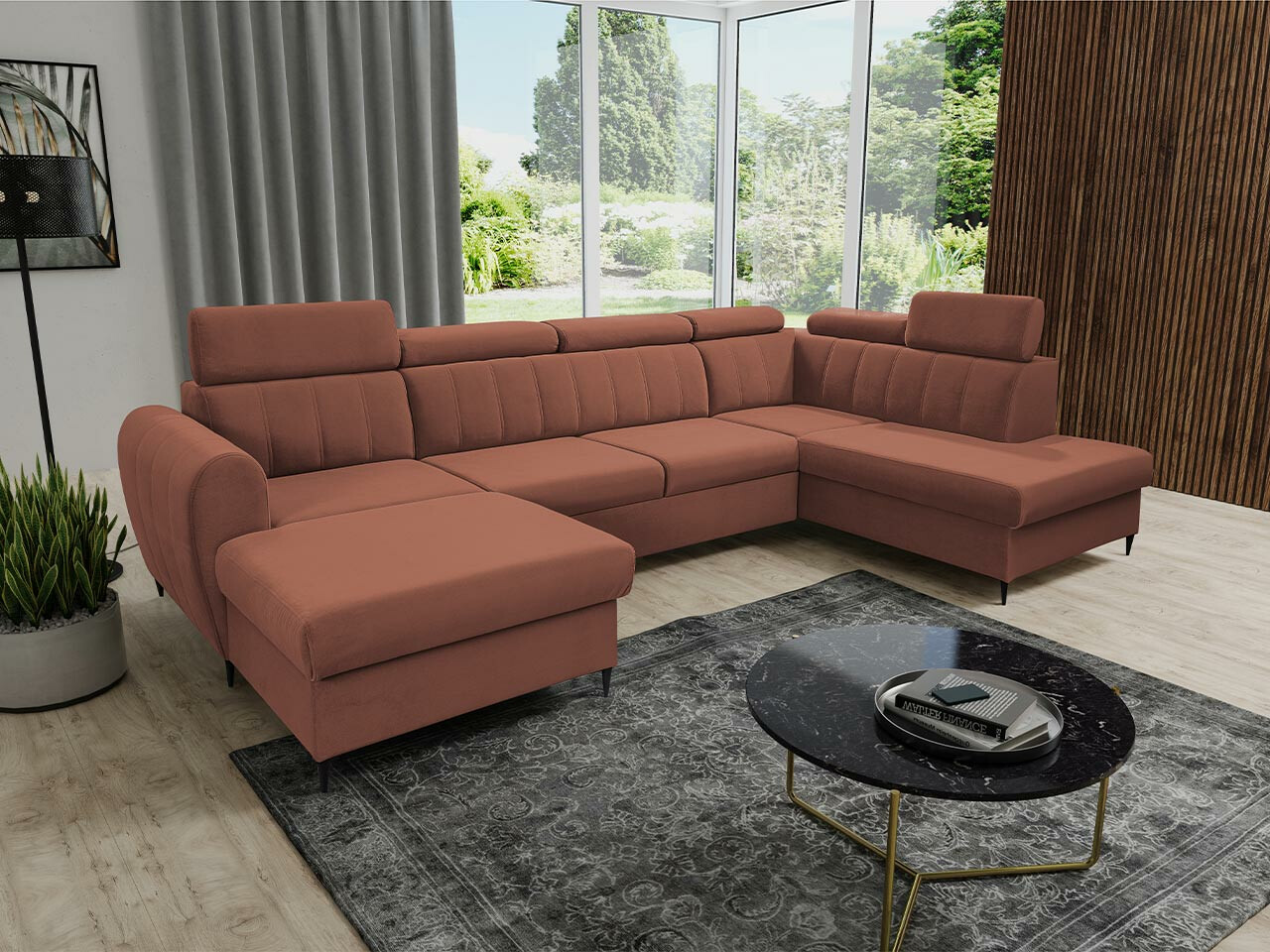 Stūra dīvāns Temple 128 (Kronos 29)