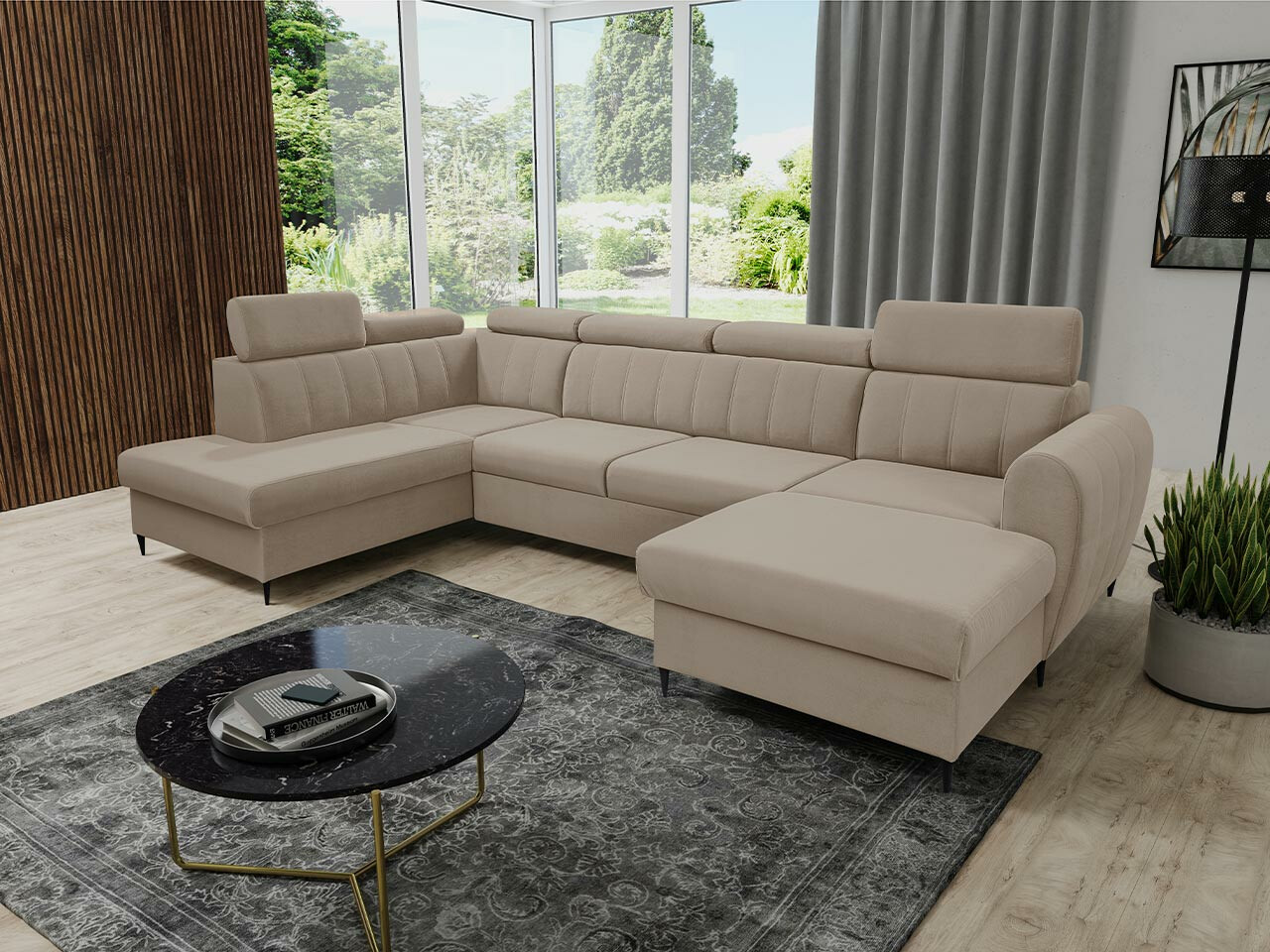 Stūra dīvāns Temple 128 (Paros 02)