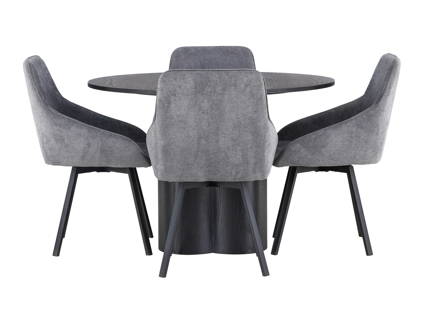 Обеденный гарнитур Dallas 4357 (Чёрный)