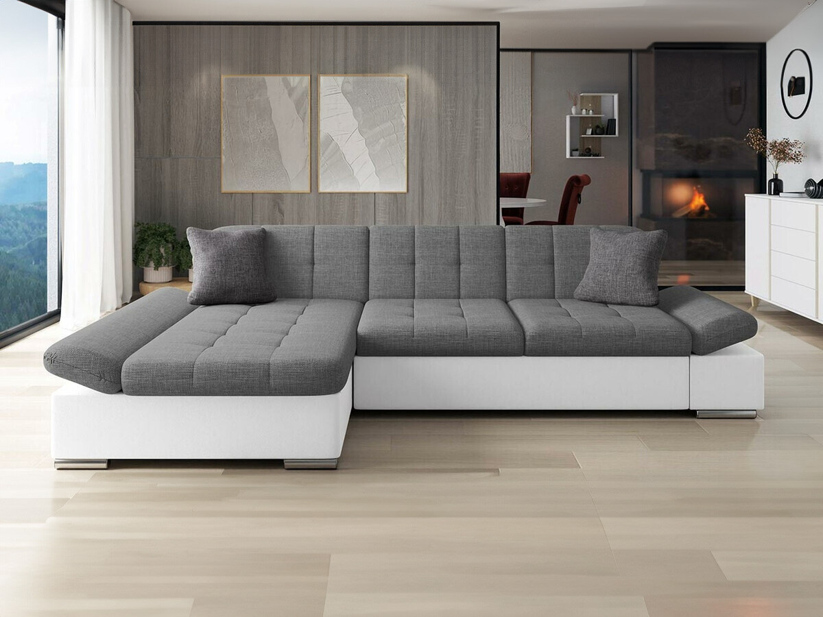 Stūra dīvāns Comfivo Sanitas (Soft 017 + Lux 05)