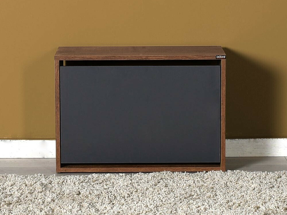 Тумба для обуви Kailua 1043 (Грецкий орех + Антрацит)