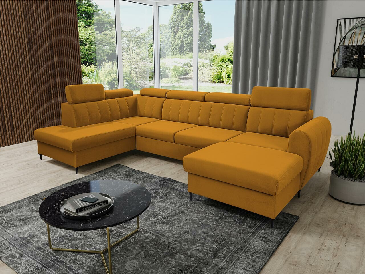 Угловой диван Temple 128 (Kronos 01)