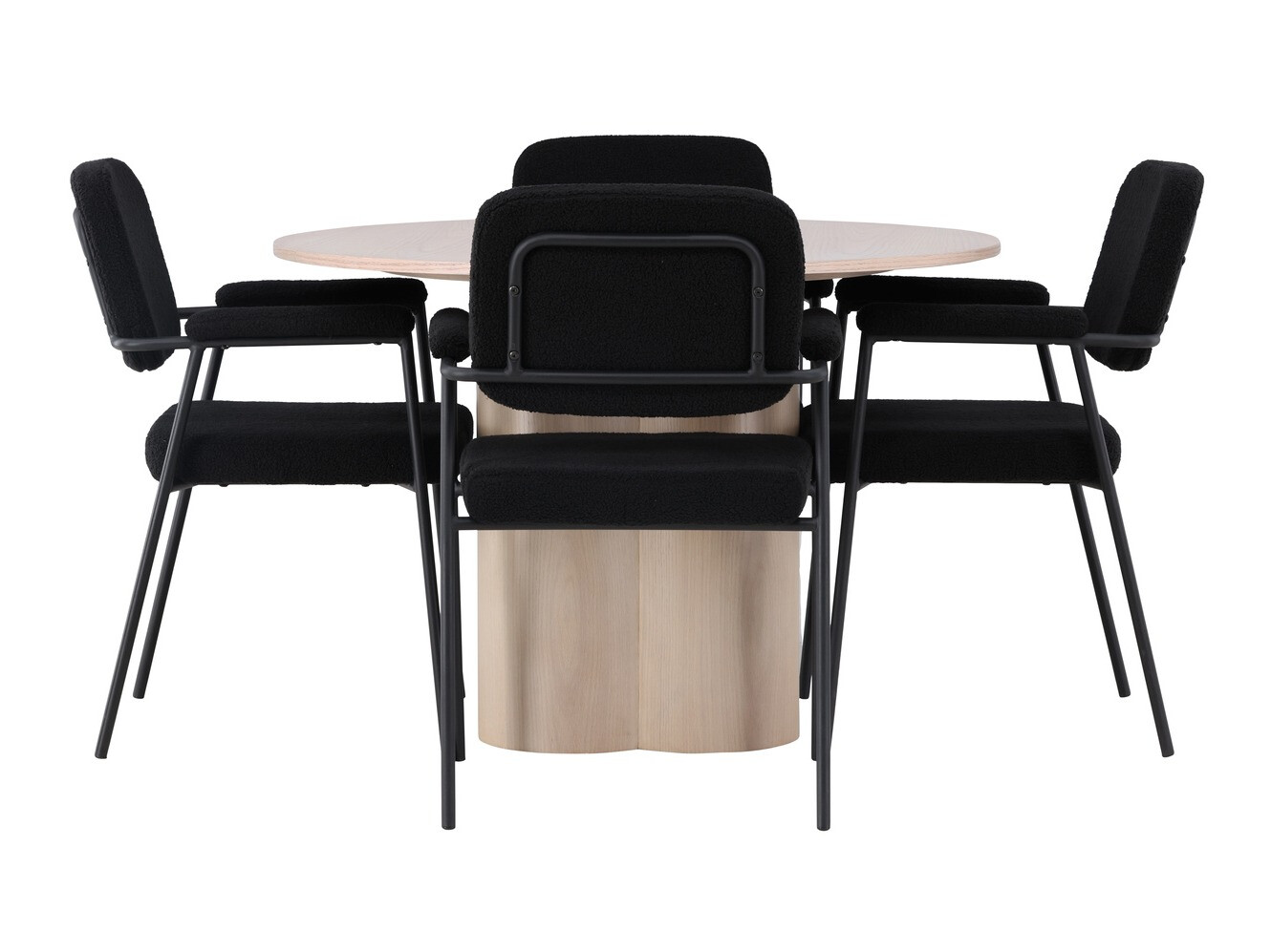 Ēdamistabas komplekts Dallas 4358 (Gaišs koks)