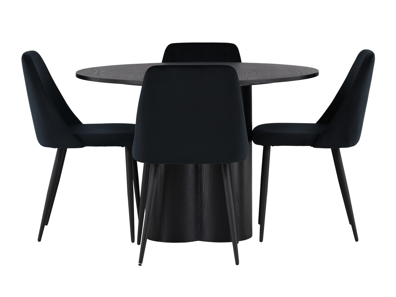 Ēdamistabas komplekts Dallas 4359 (Melns)