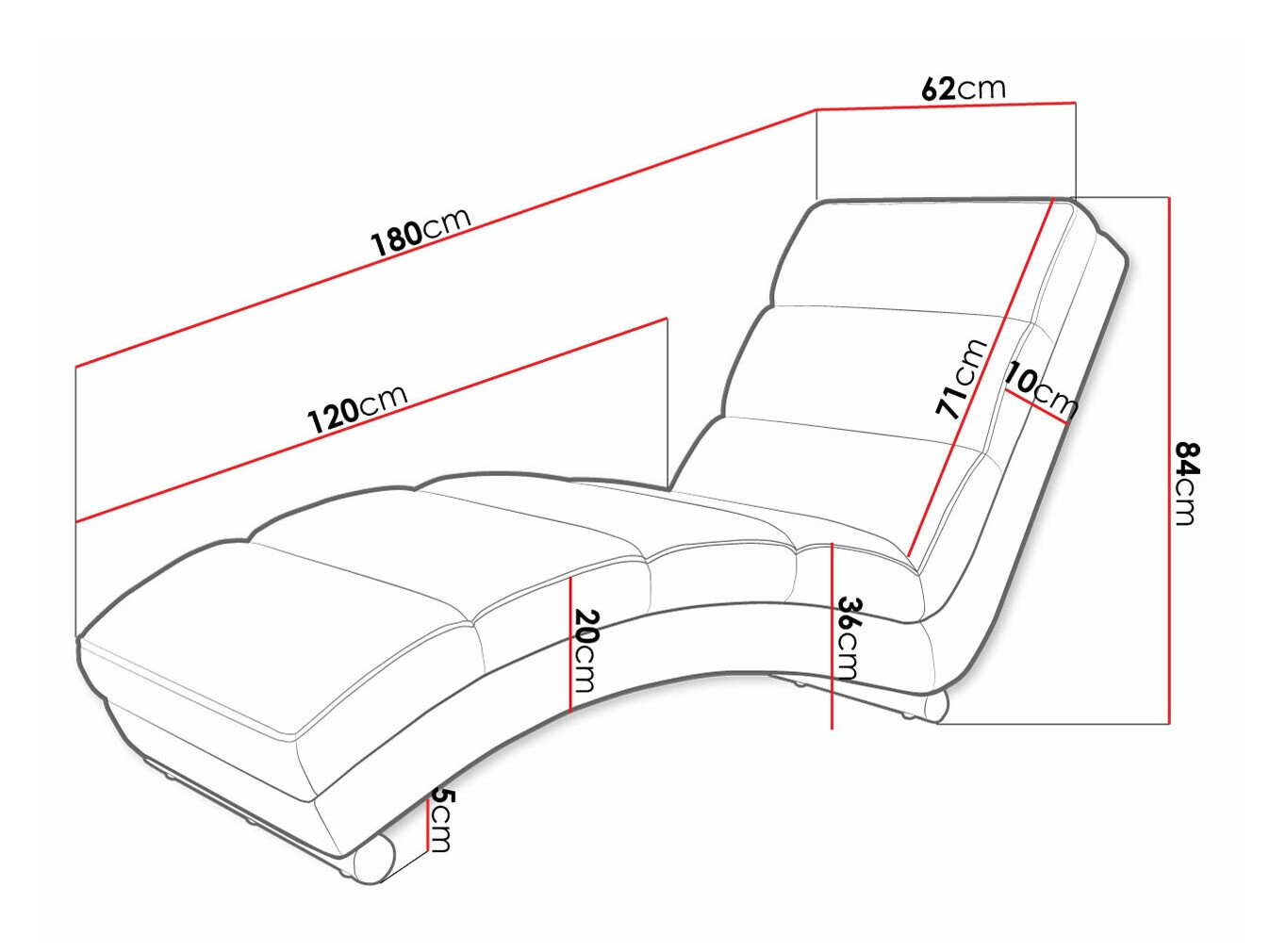 Кушетка Comfivo 109 (Wave 15)