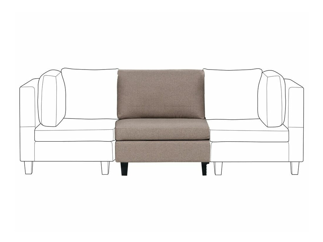 Модульное кресло Elbmeli 101 (Коричневый)