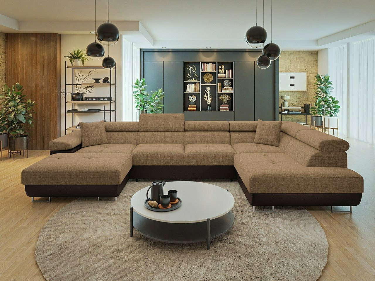 Stūra dīvāns Comfivo Eliferu 103 (Soft 066 + Lux 03)