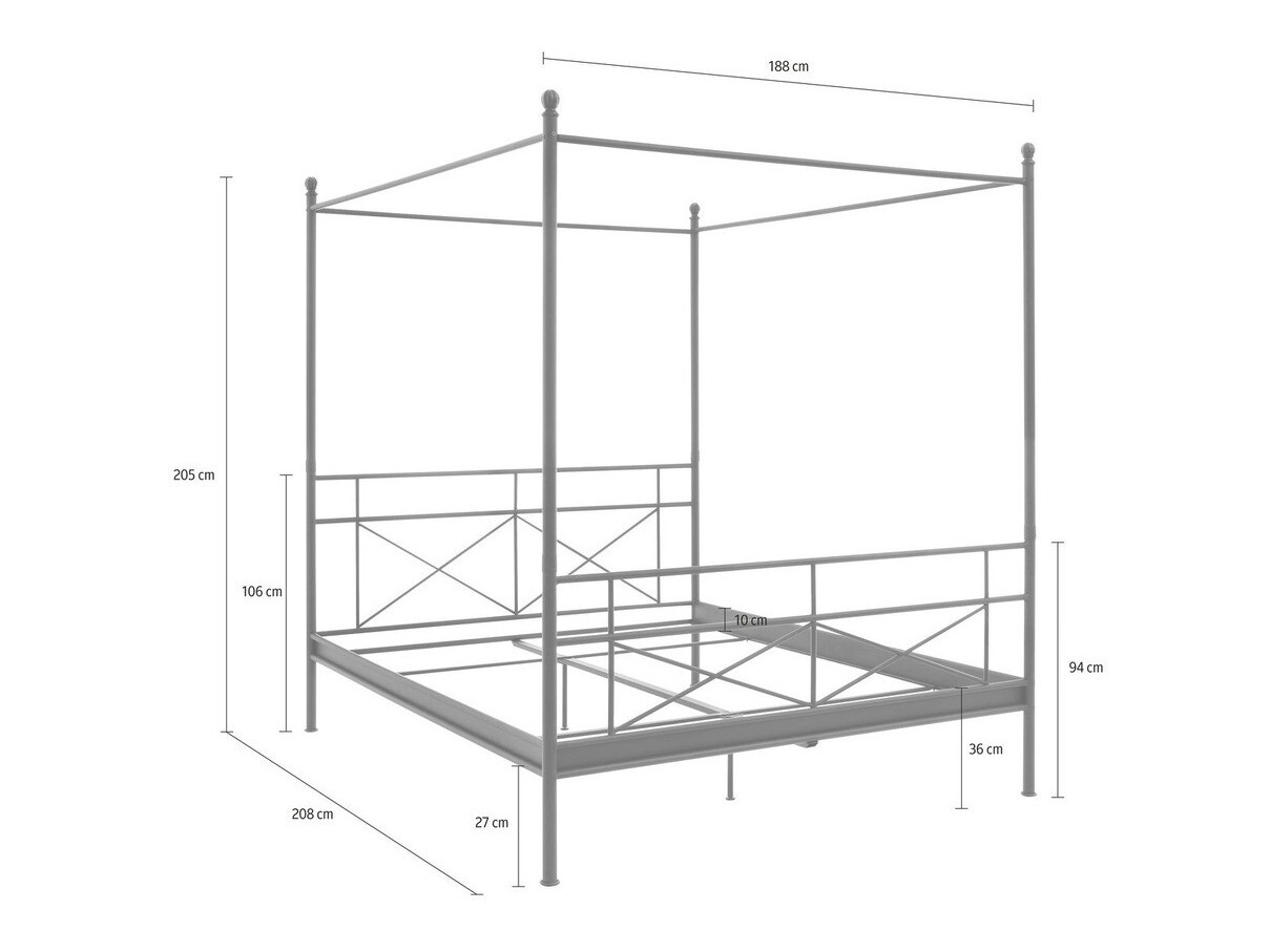 Кровать Denton 1315 (Белый)