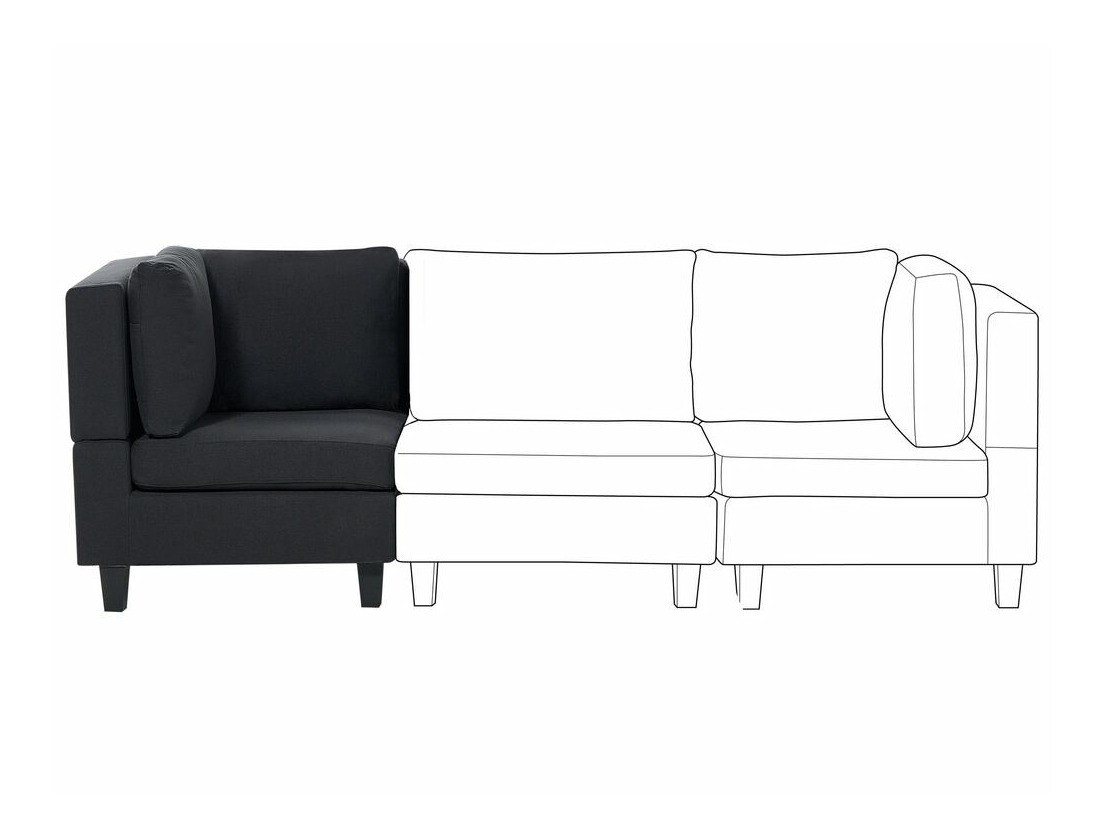 Модульное кресло Elbmeli 102 (Чёрный)