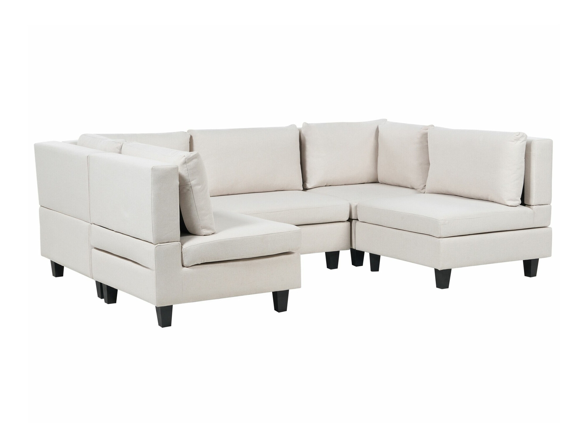 Модульный угловой диван Elbmeli 104 (Бежевый)