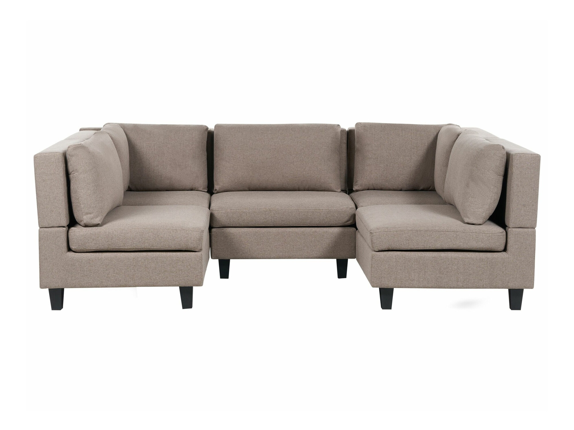 Модульный угловой диван Elbmeli 104 (Коричневый)