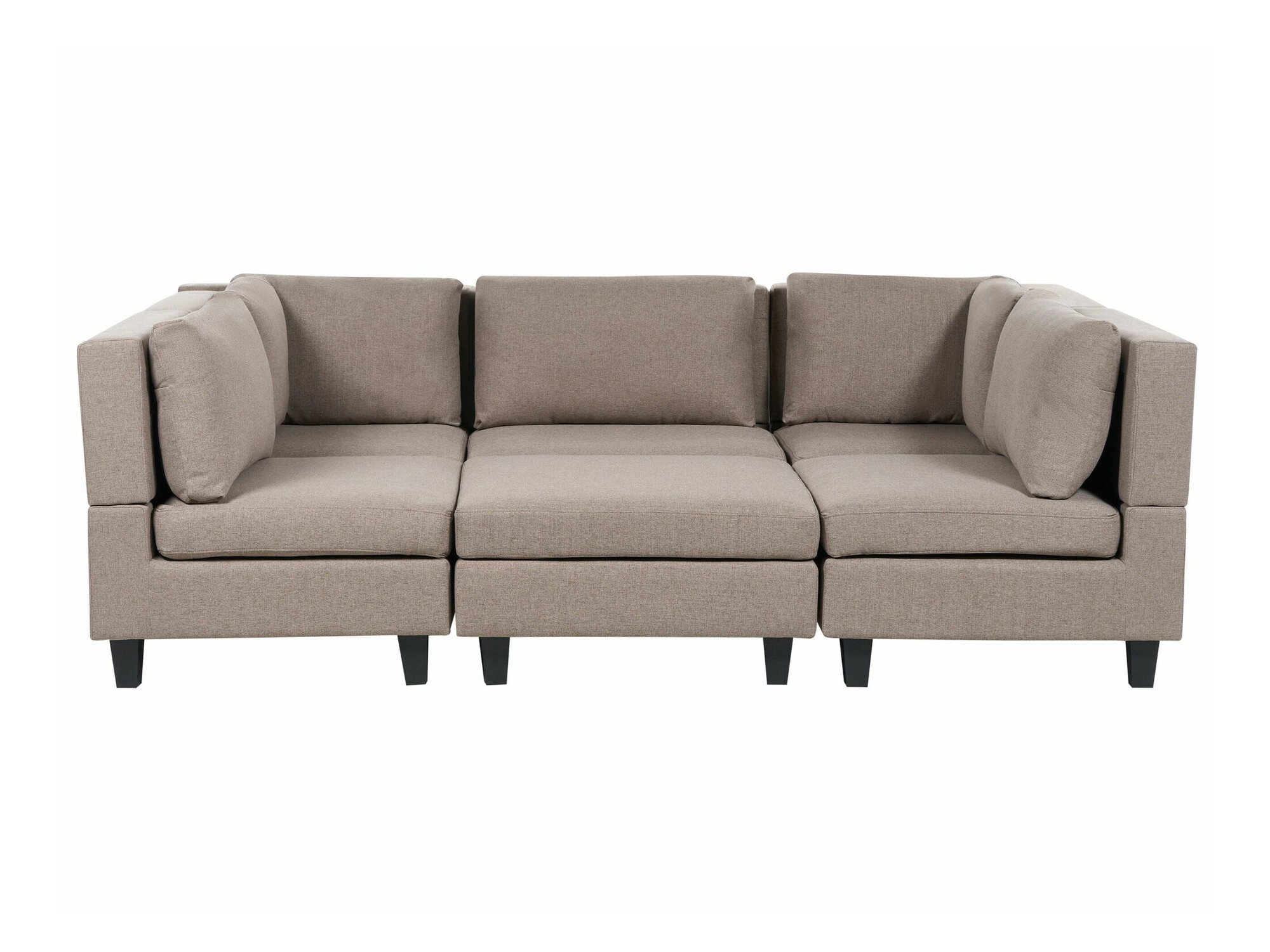 Модульный угловой диван Elbmeli 104 (Коричневый)