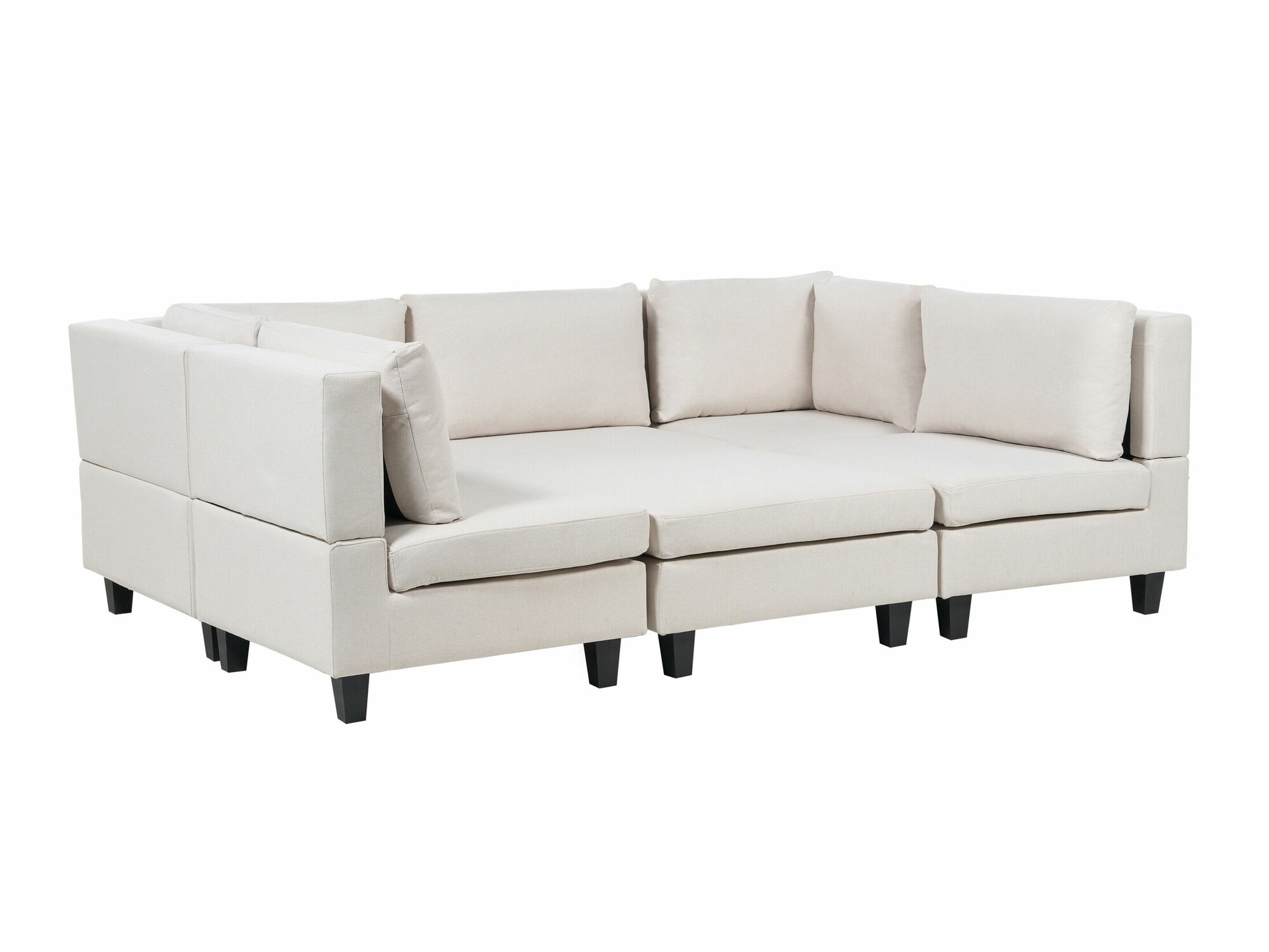 Moduļu stūra dīvāns Elbmeli 104 (Bēšs)