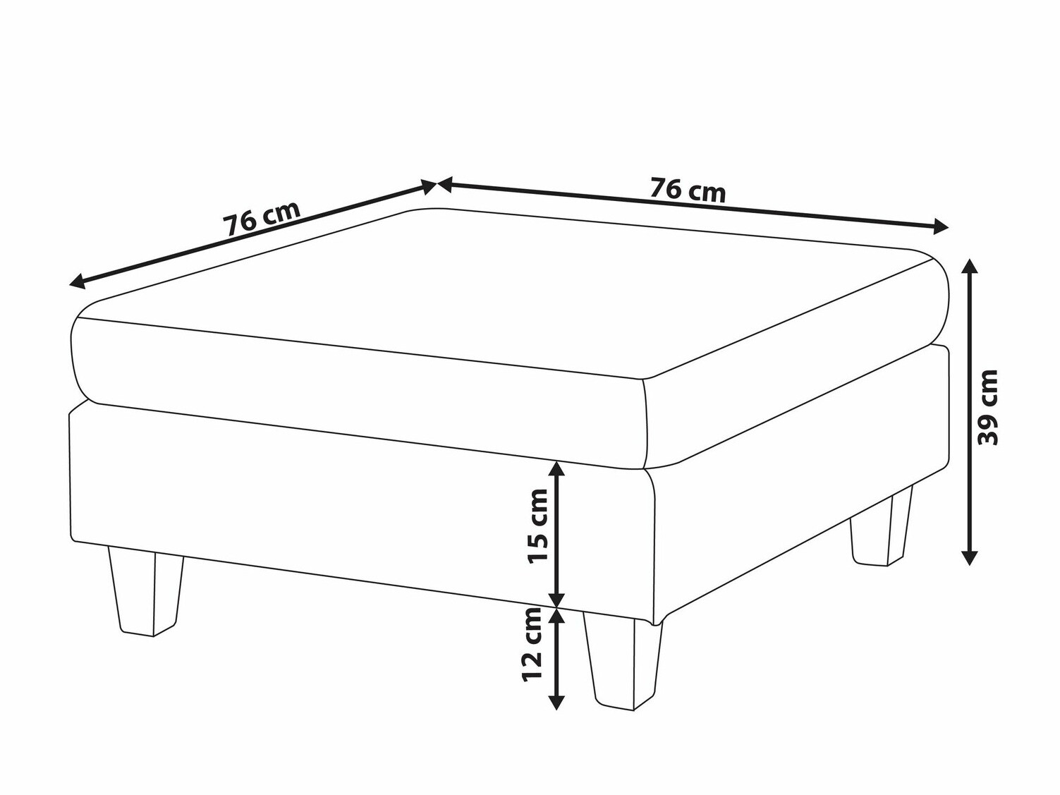 Пуф Elbmeli 103 (Бежевый)