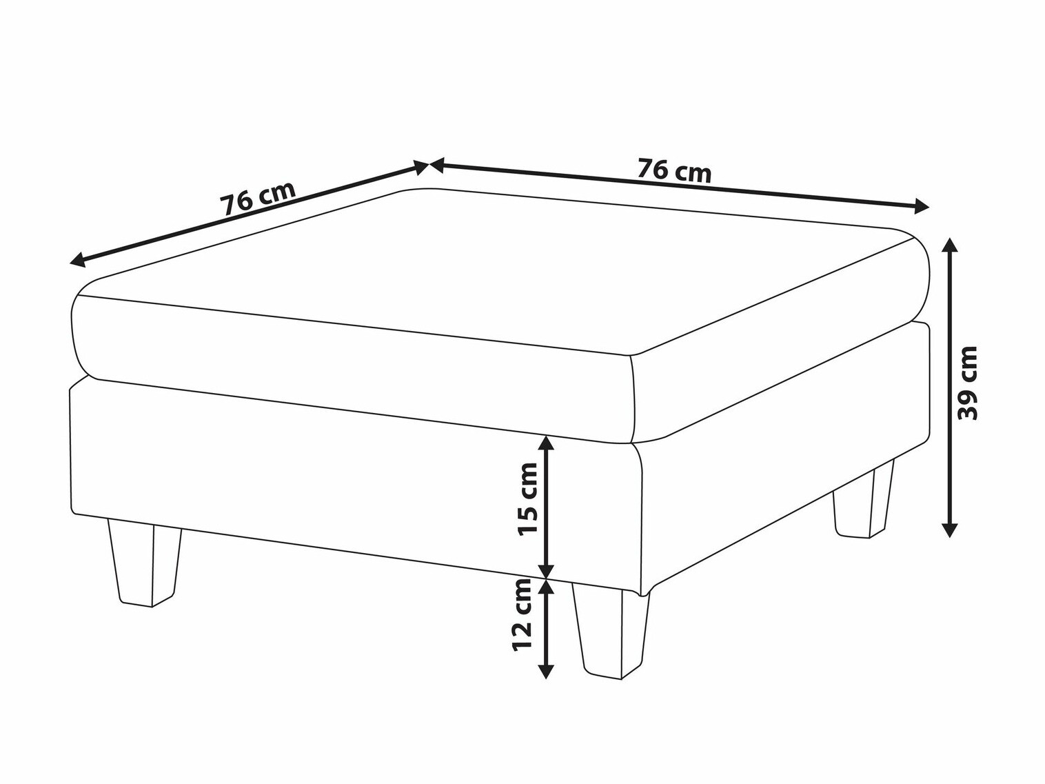 Пуф Elbmeli 103 (Зелёный)