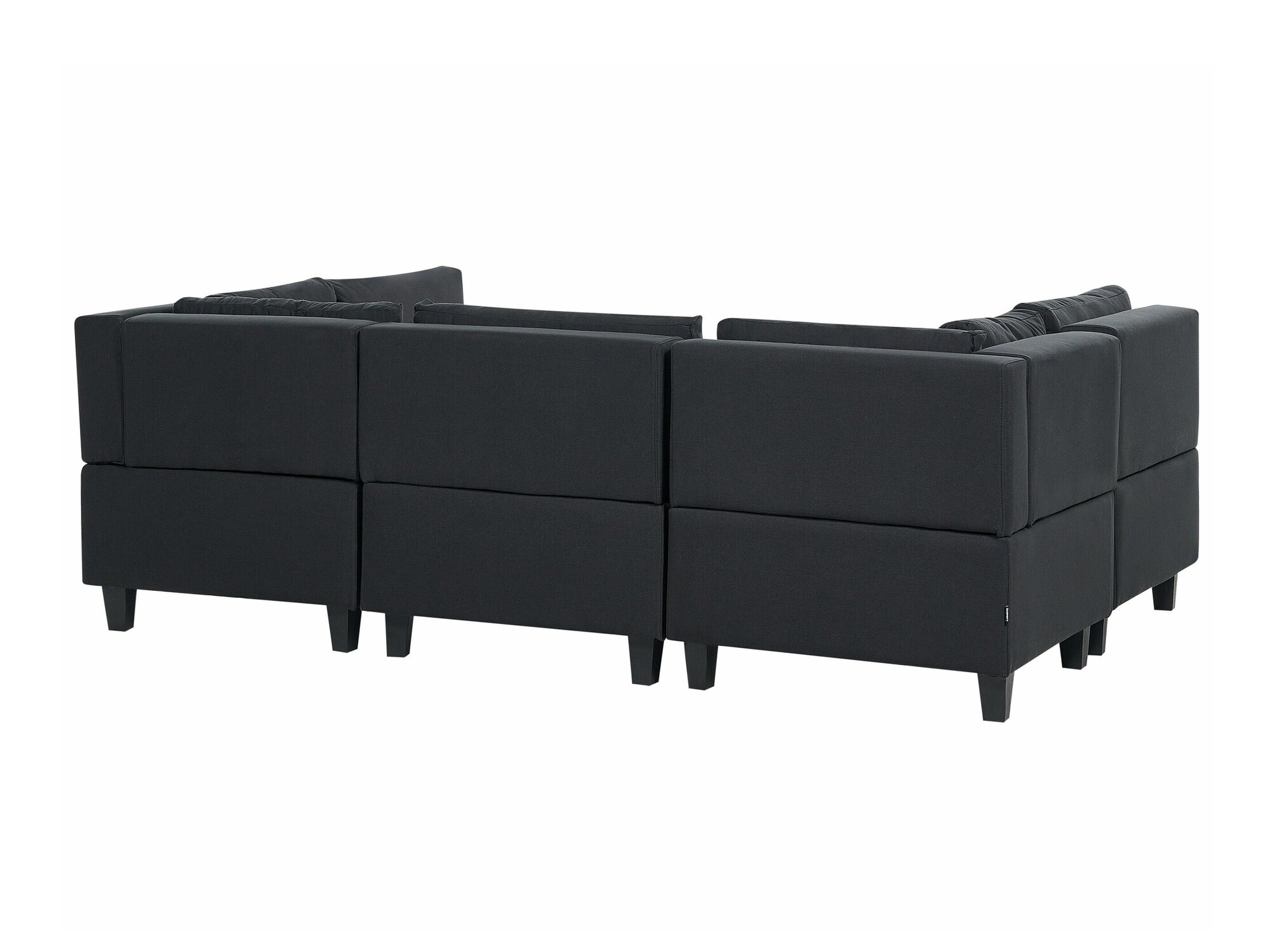 Модульный угловой диван Elbmeli 104 (Чёрный)