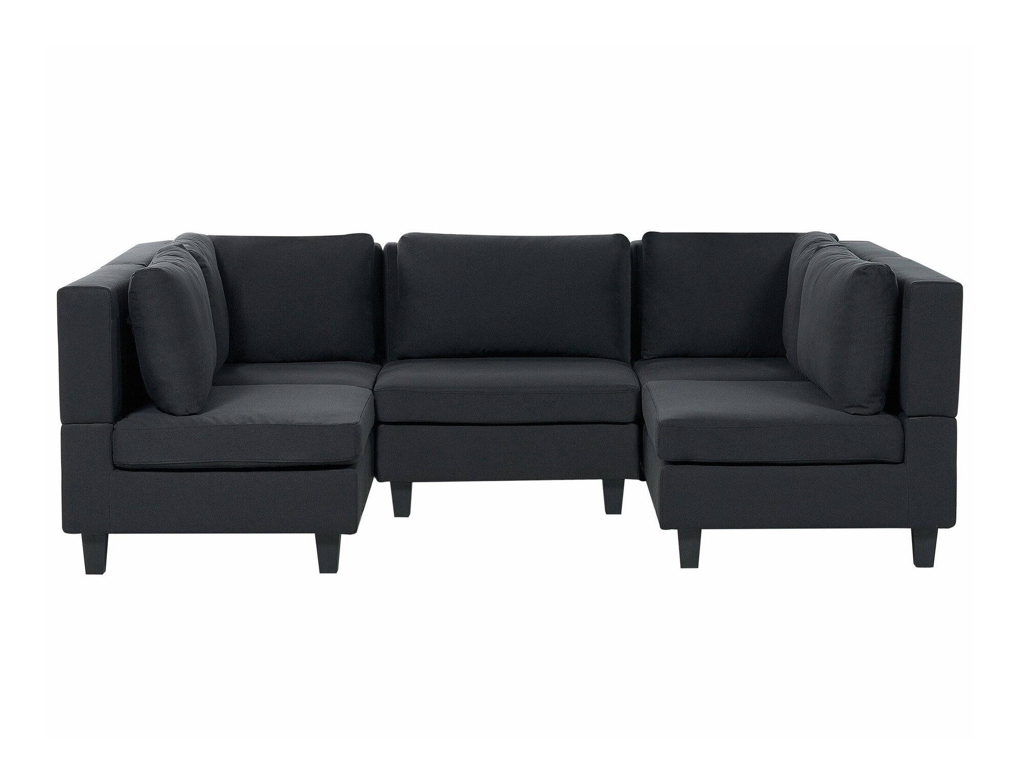 Модульный угловой диван Elbmeli 104 (Чёрный)