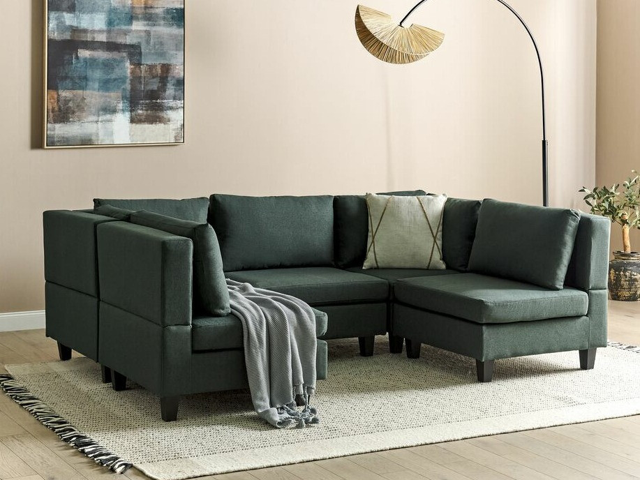 Модульный угловой диван Elbmeli 104 (Зелёный)