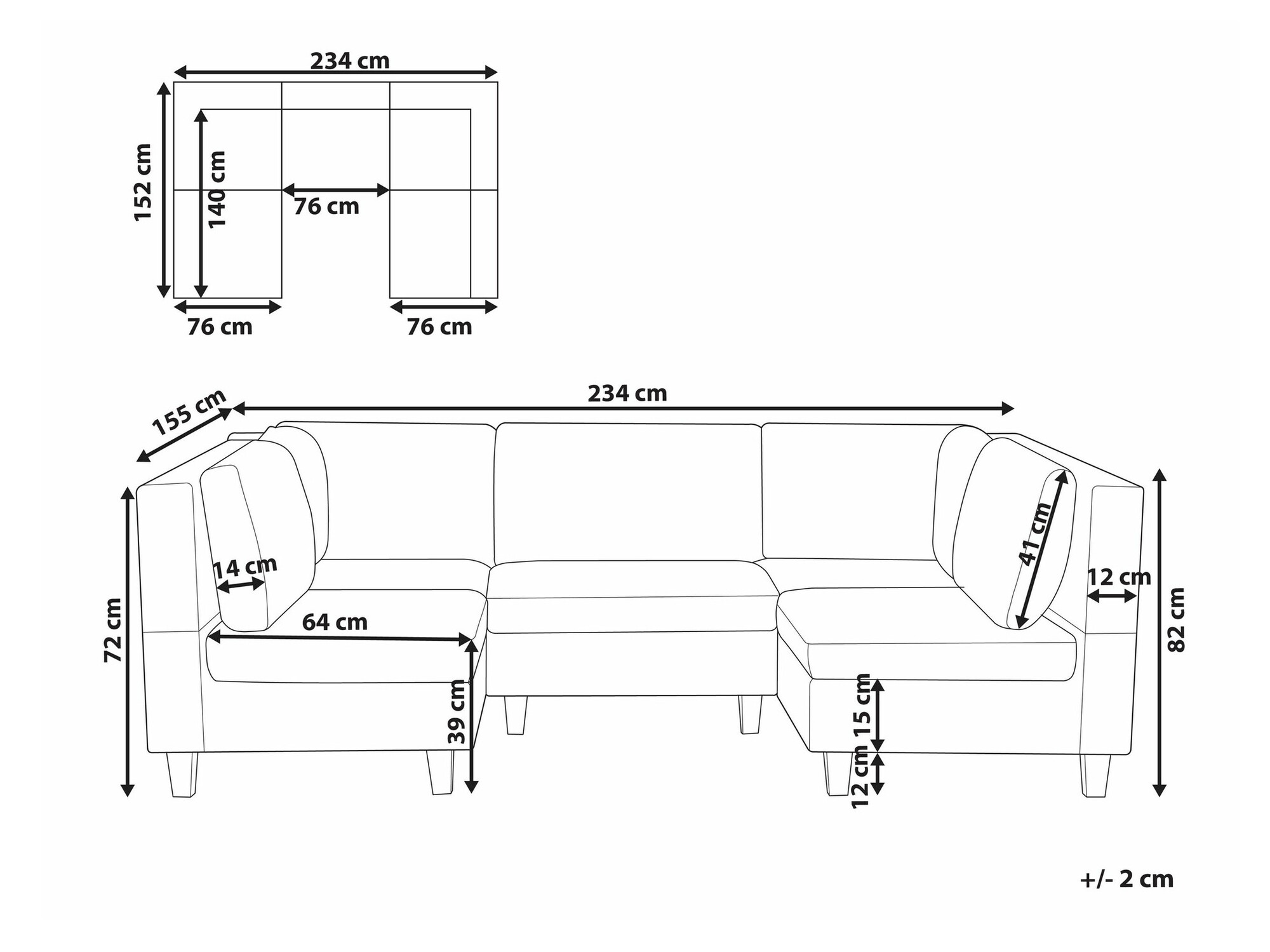 Модульный угловой диван Elbmeli 104 (Зелёный)