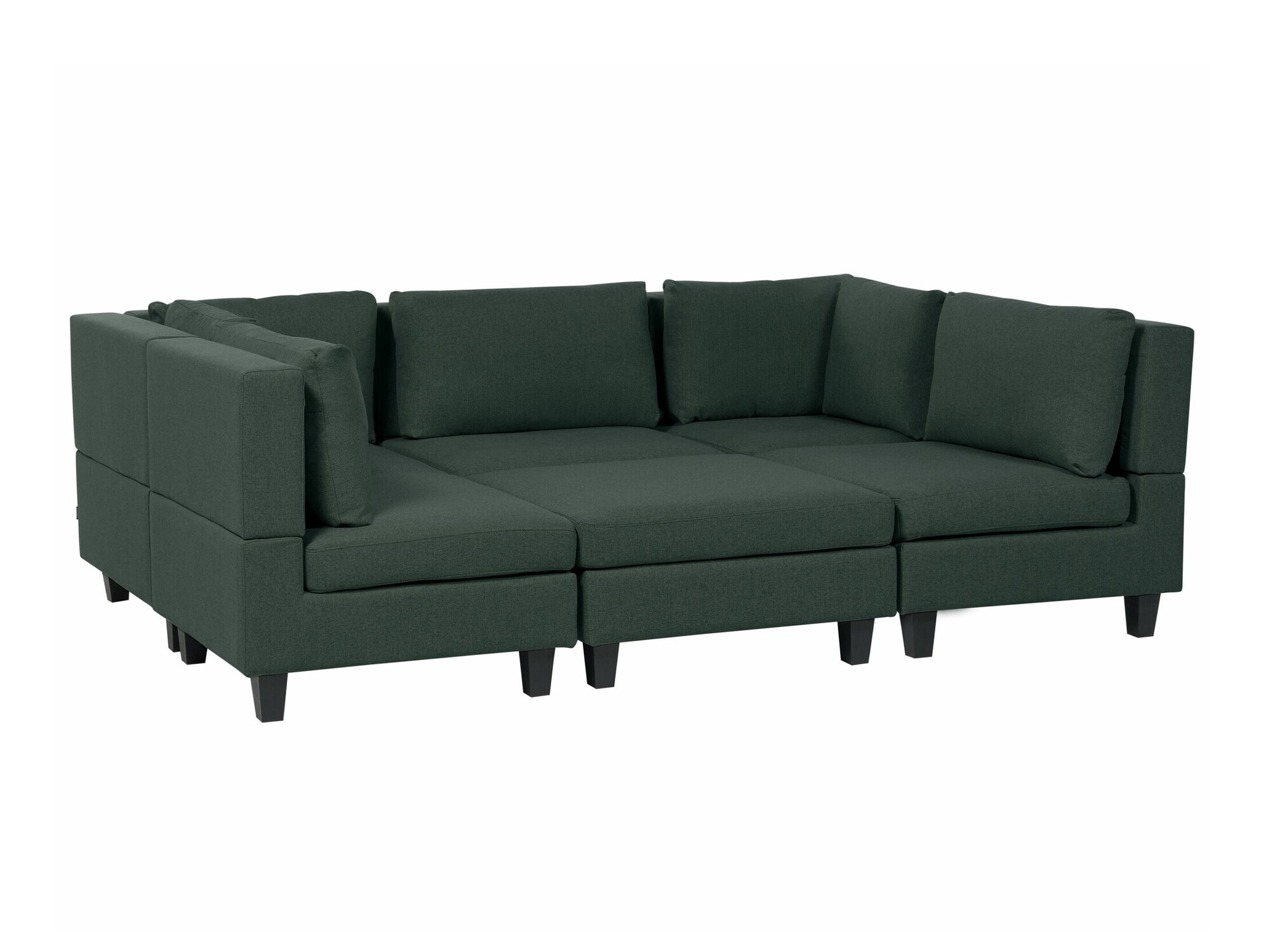 Moduļu stūra dīvāns Elbmeli 104 (Zaļš)