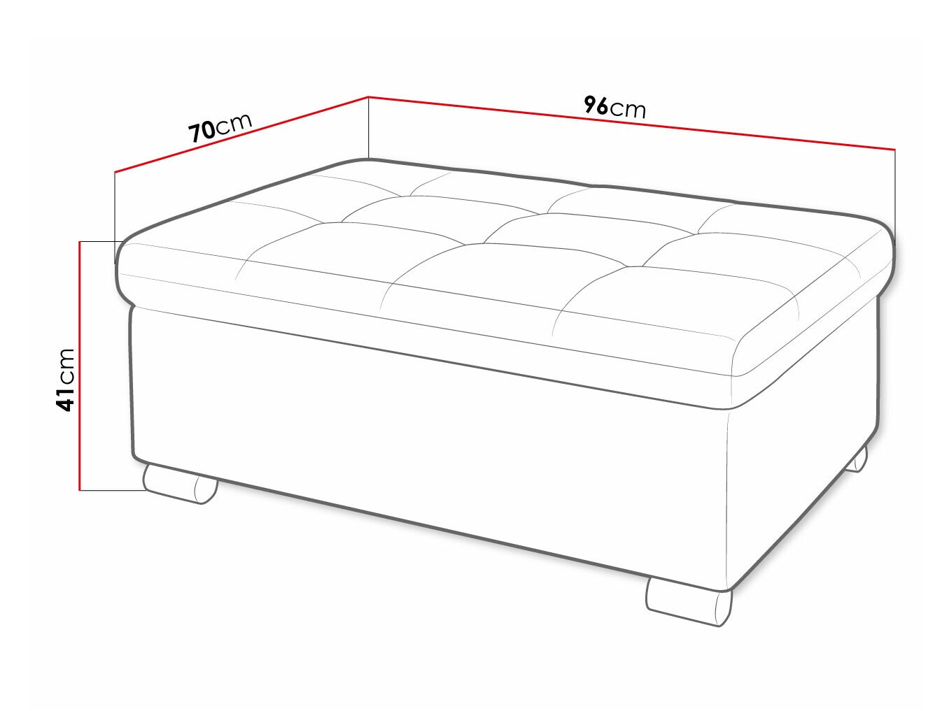 Мягкая скамья Comfivo 118 (Magni 206.02)