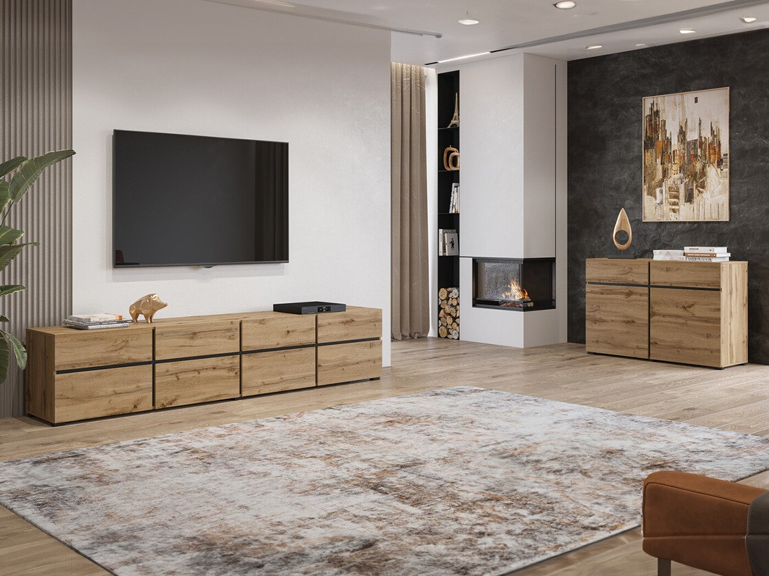 Набор для гостиной Alfere 107 (Дуб вотан)