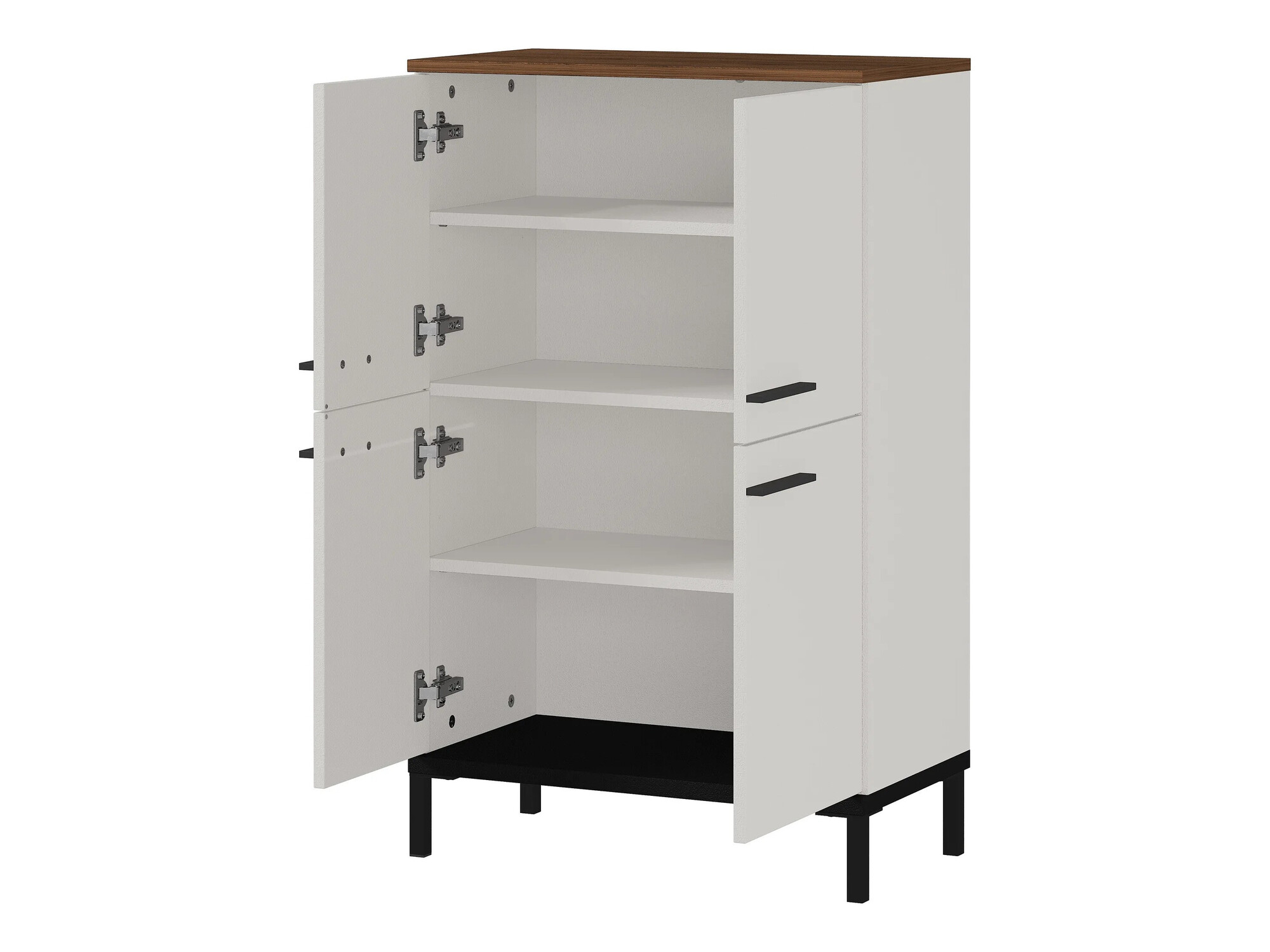 Набор для ванной комнаты Ruvlevu 104 (Светло-серый + Орех)