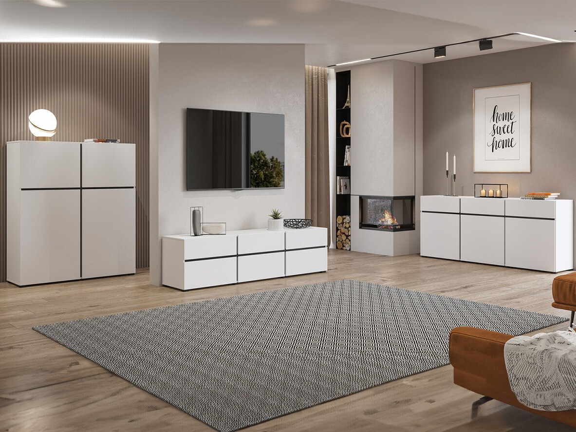 TV galds Alfere 102 (Balts)