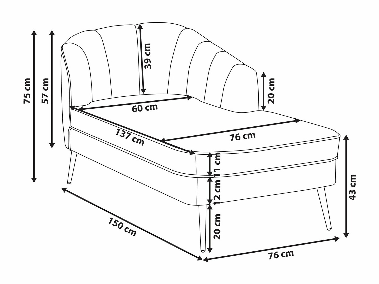 Kušete Berwyn 677 (Bēšs)