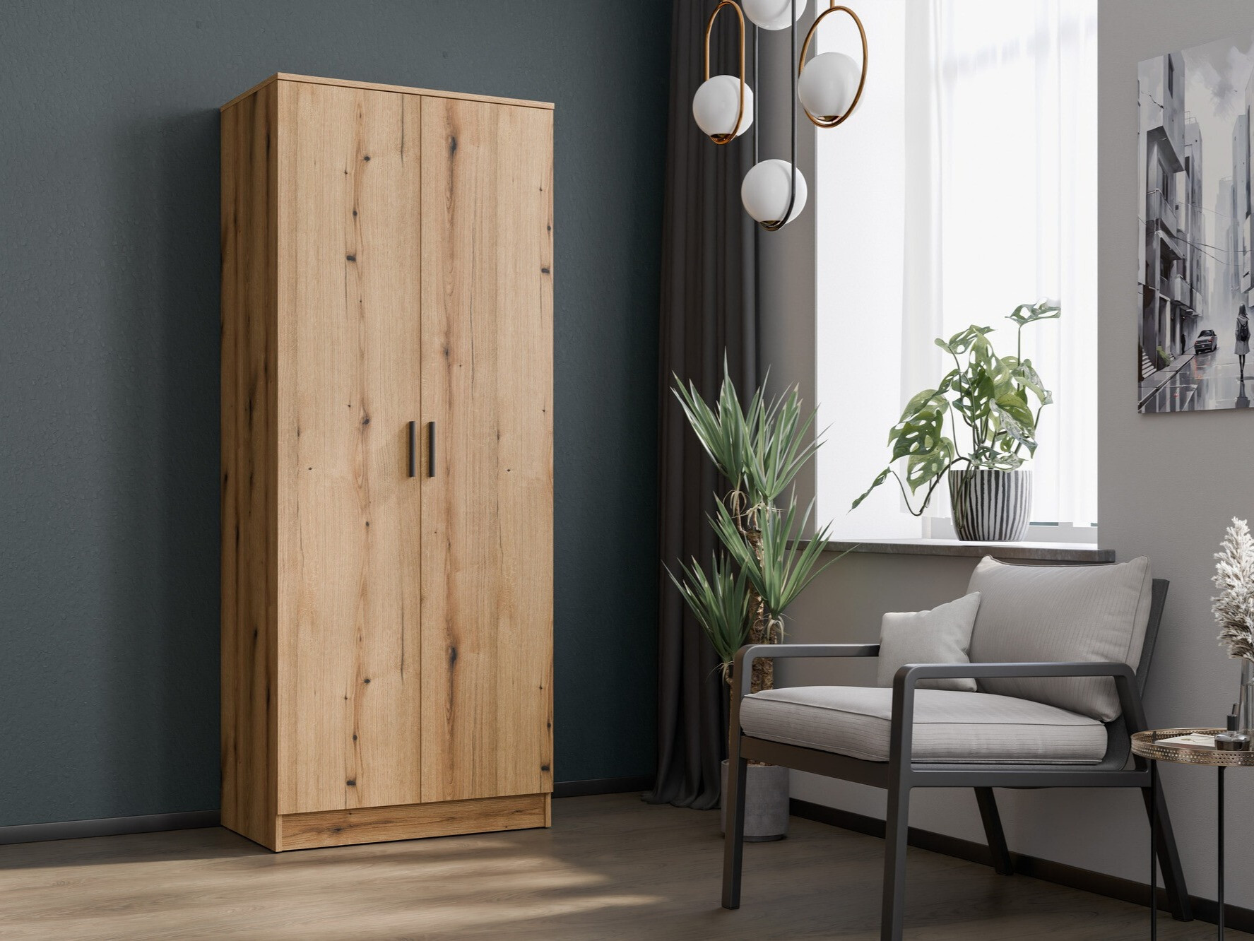 Skapis Orlando 221 (Gaišs ozols)