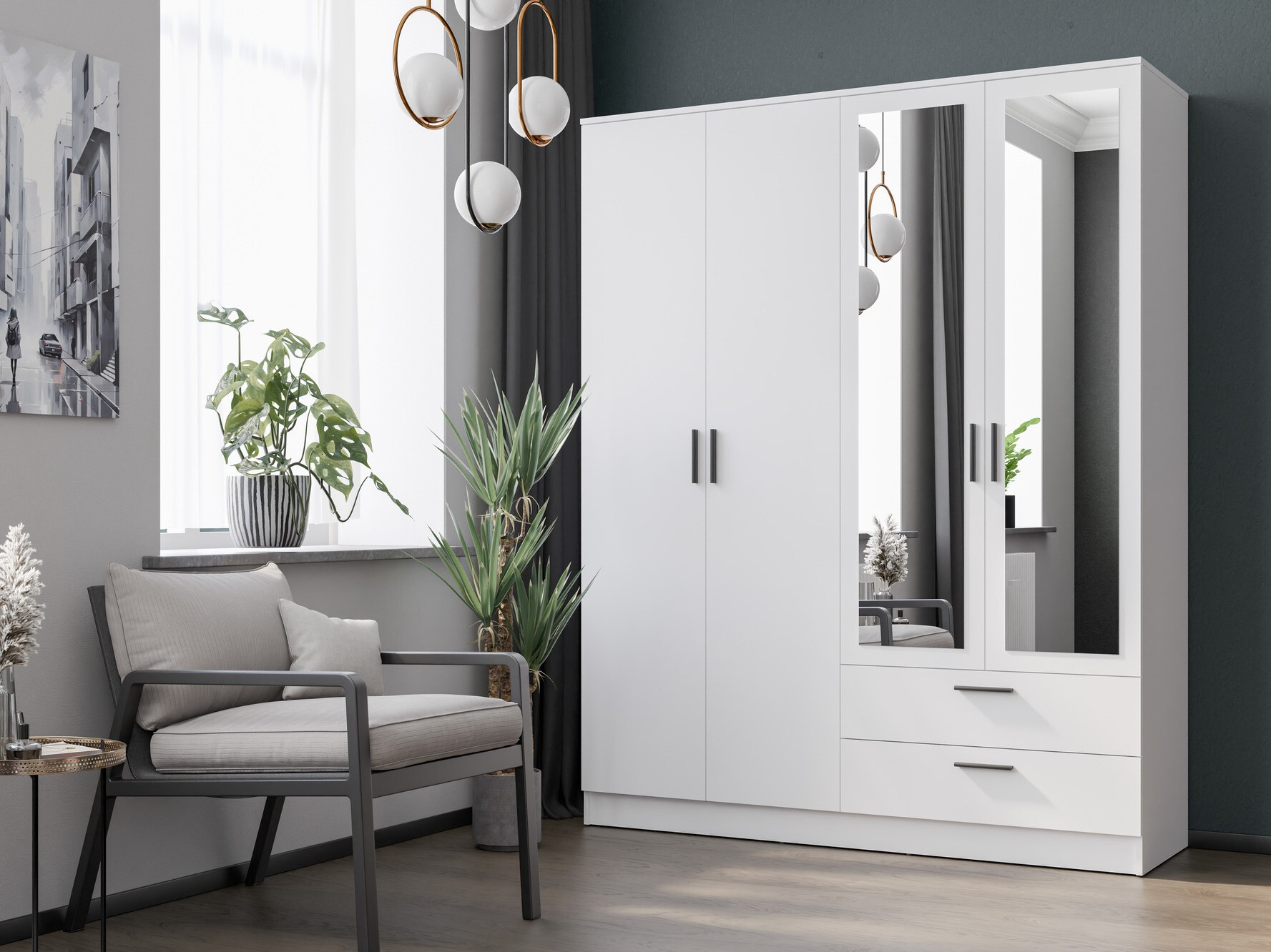 Шкаф Orlando 223 (Белый)