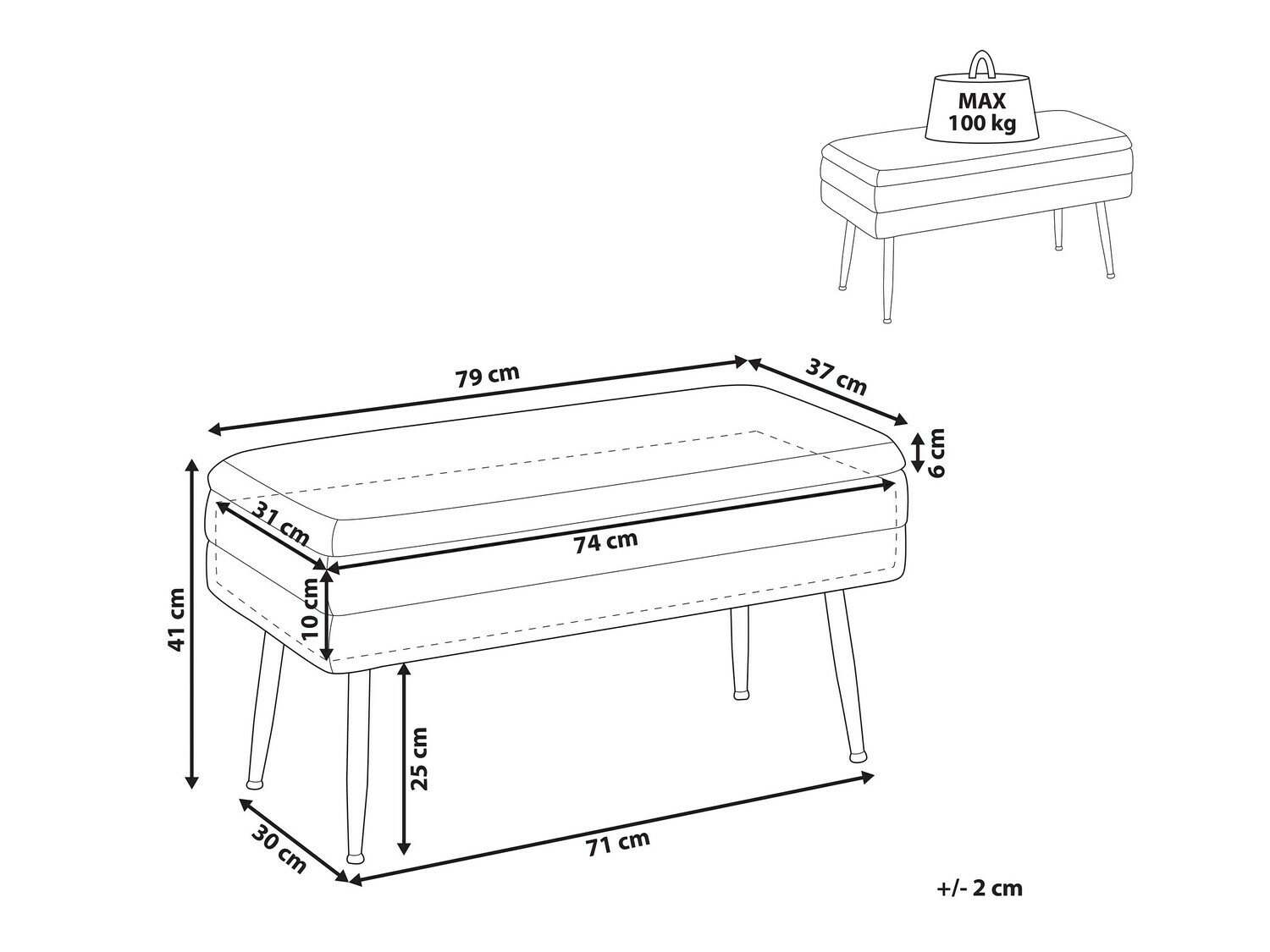 Mīkstais sols Berwyn 863 (Tumši rozā)