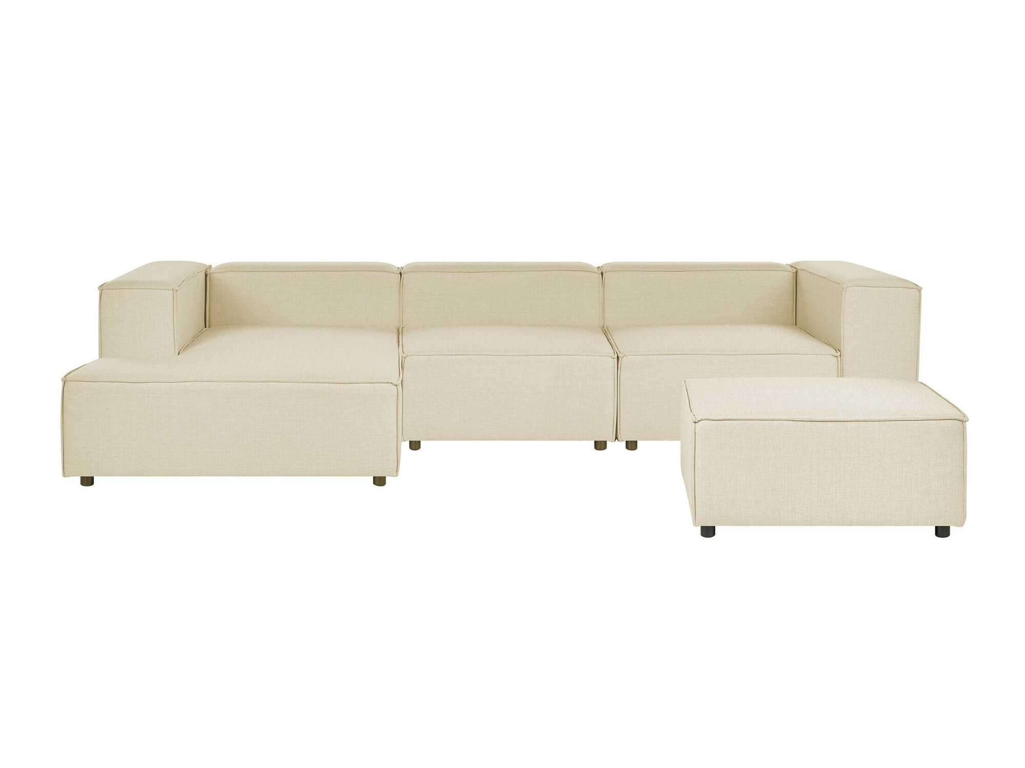 Moduļu stūra dīvāns Enofloi 105 (Bēšs)