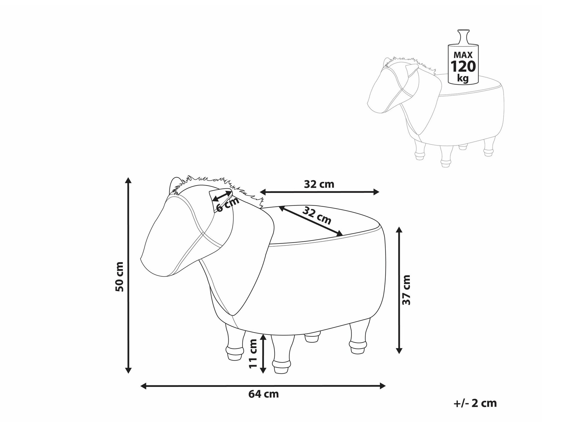 Pufs Berwyn 1796 (Bēšs)