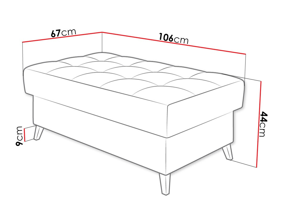Mīkstais sols Comfivo 236 (Velo 633)