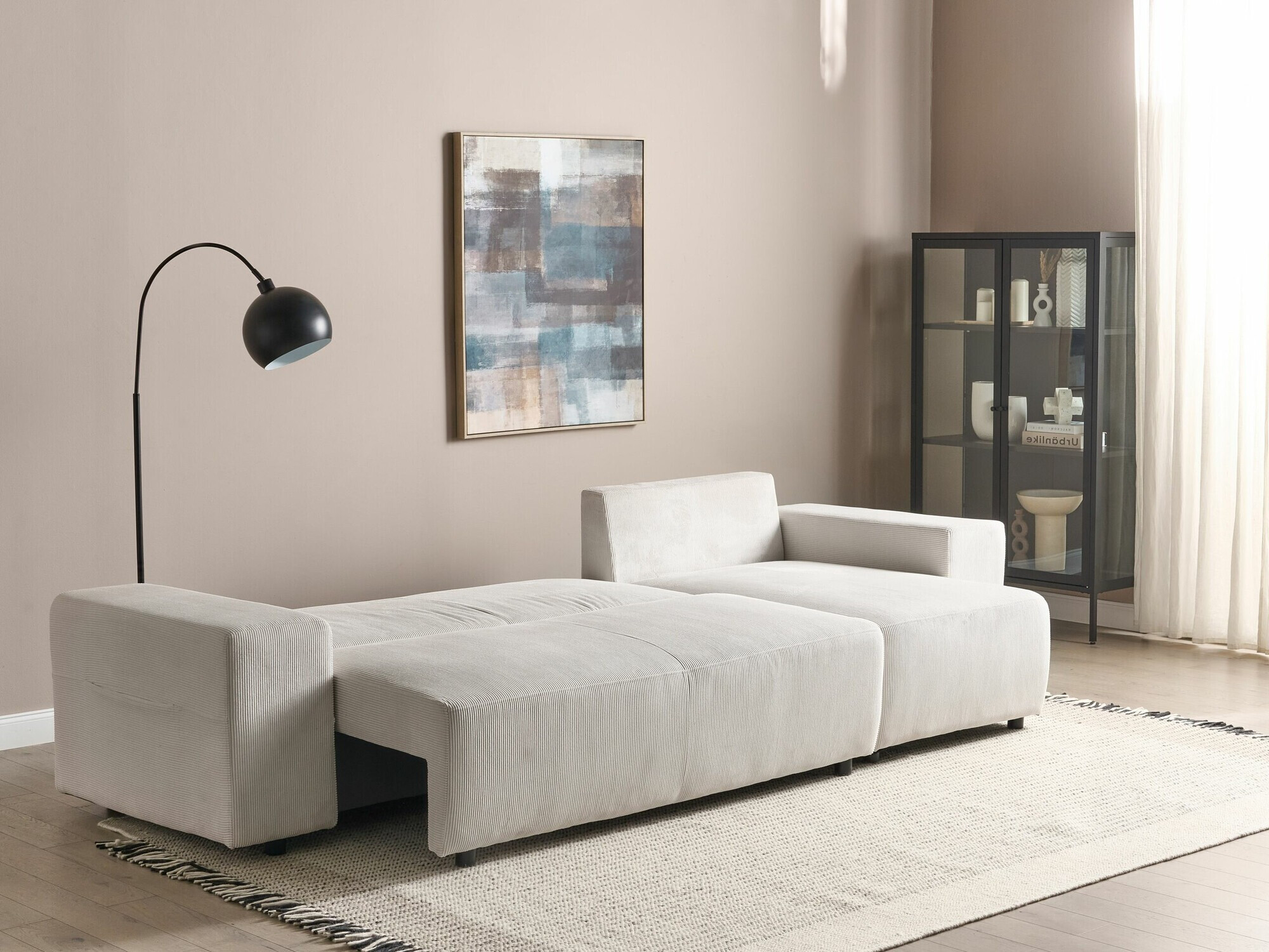 Stūra dīvāns Berwyn 1801 (Bēšs)