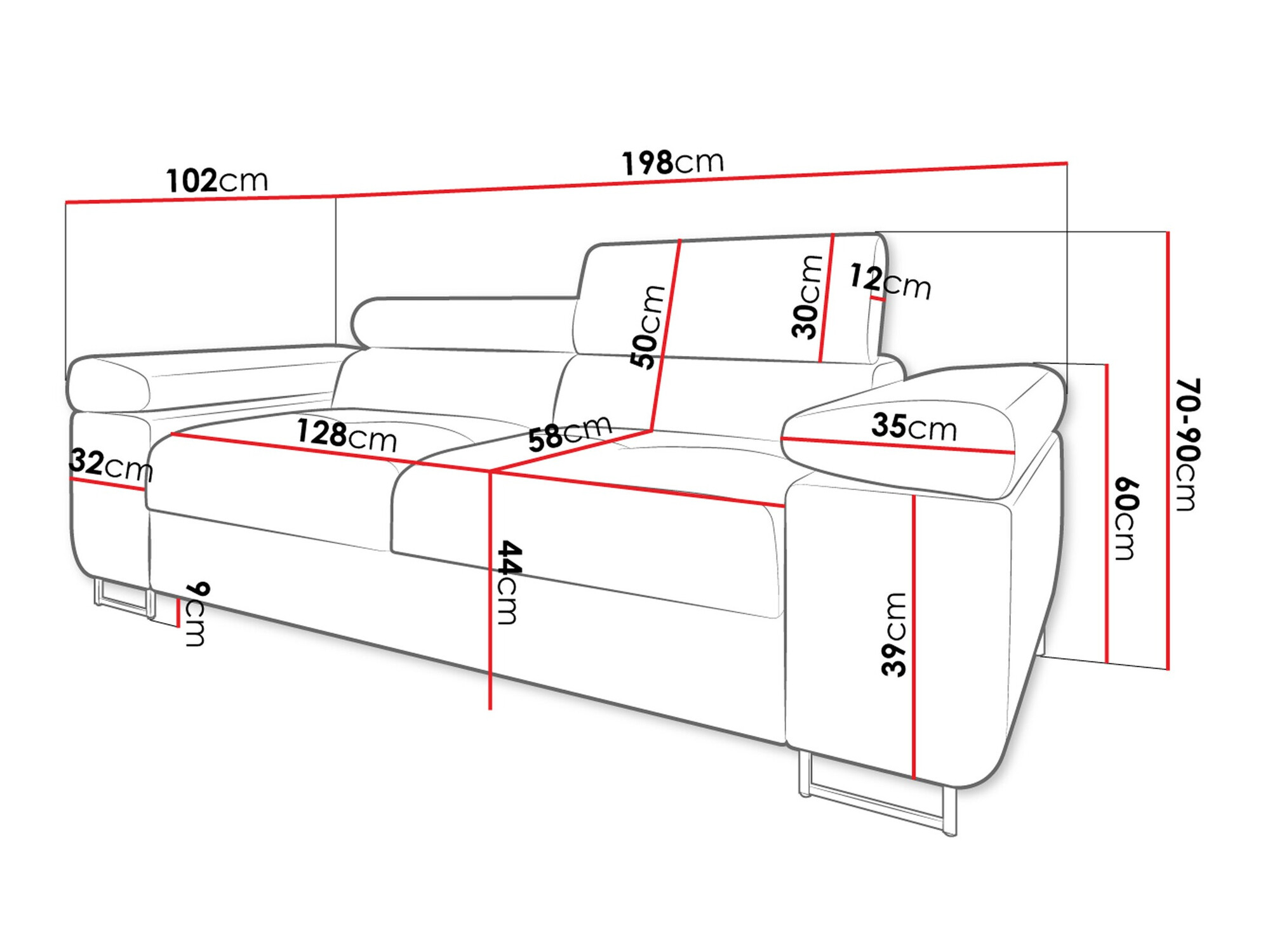 Диван Comfivo Eliferu 105 (Soft 011 + Lux 06)