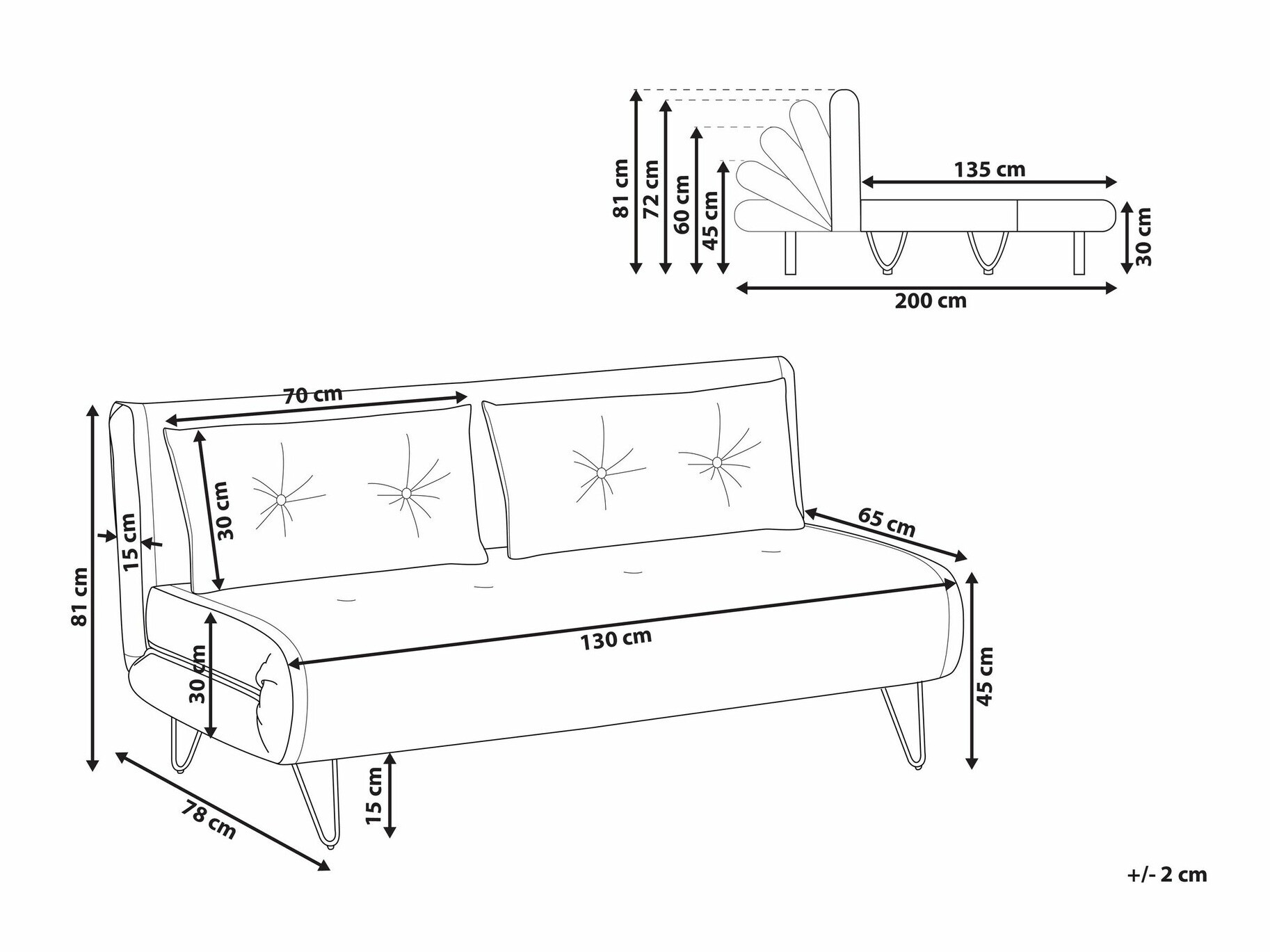 Диван-кровать Berwyn 641 (Бежевый)