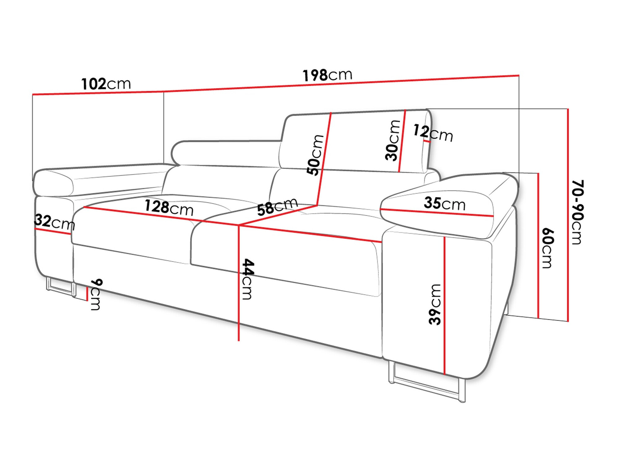 Dīvāns Comfivo Eliferu 105 (Soft 029 + Lux 05)