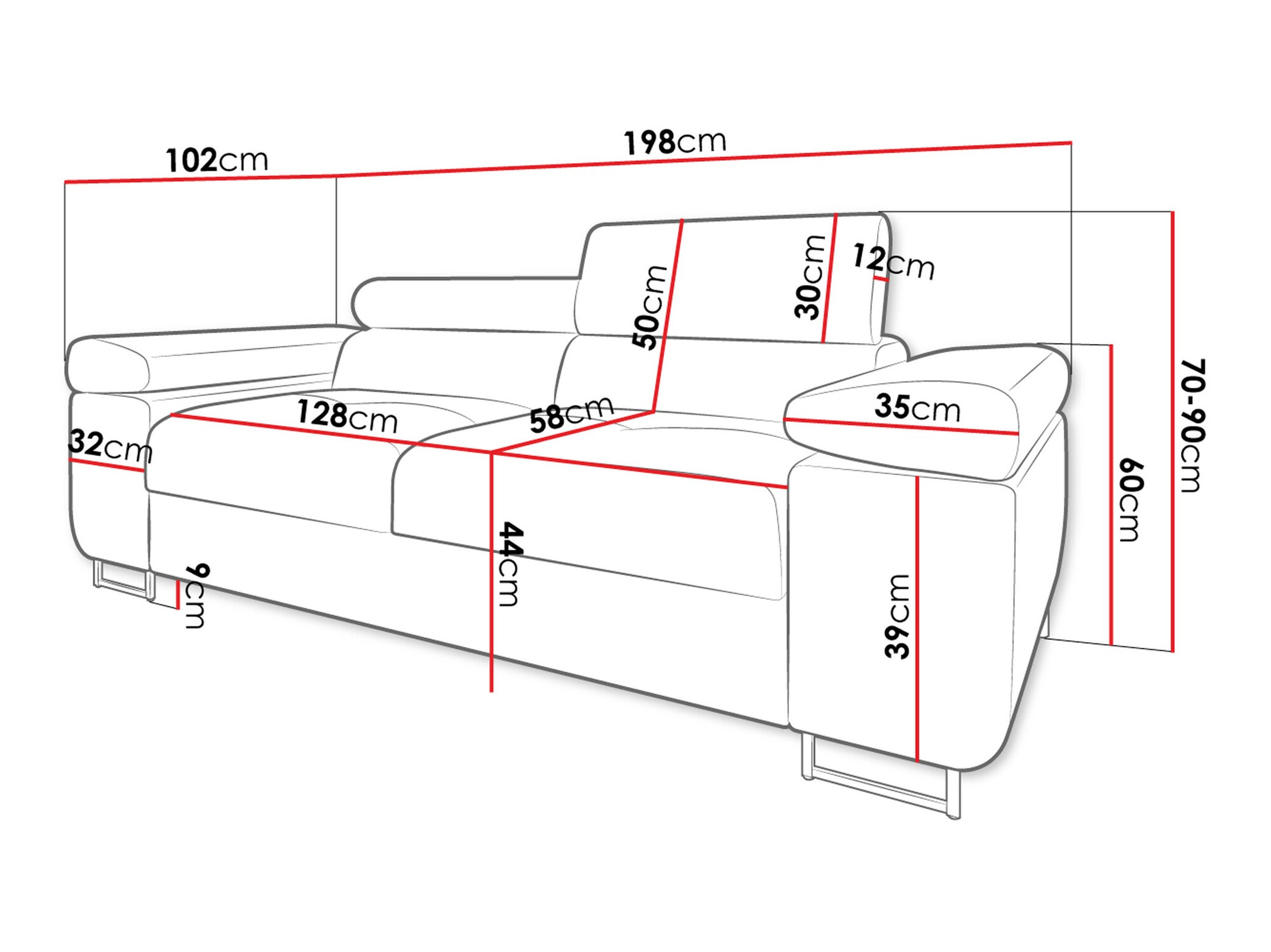 Dīvāns Comfivo Eliferu 105 (Soft 066 + Lux 03)