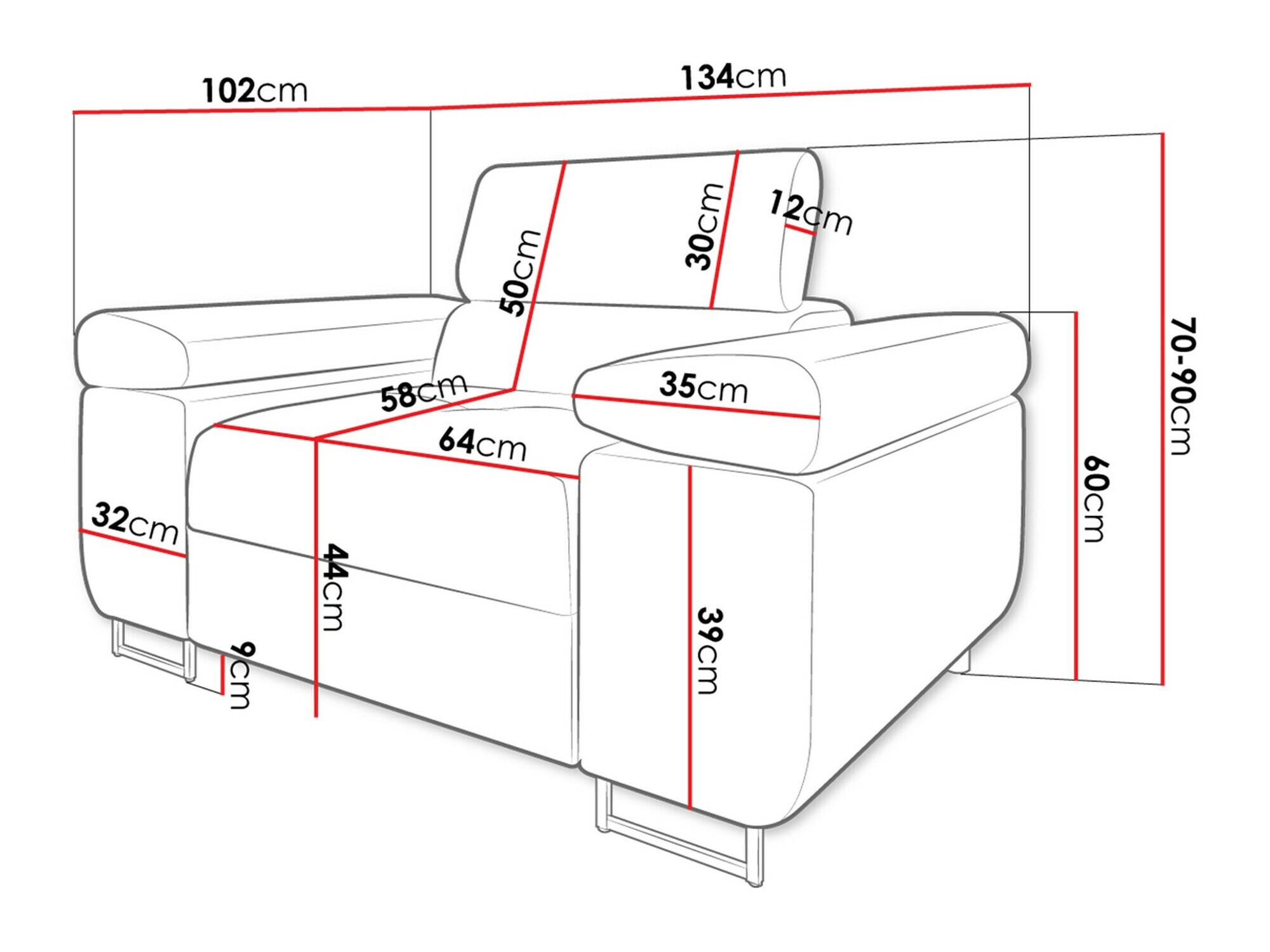 Кресло Comfivo Eliferu 106 (Poso 100)