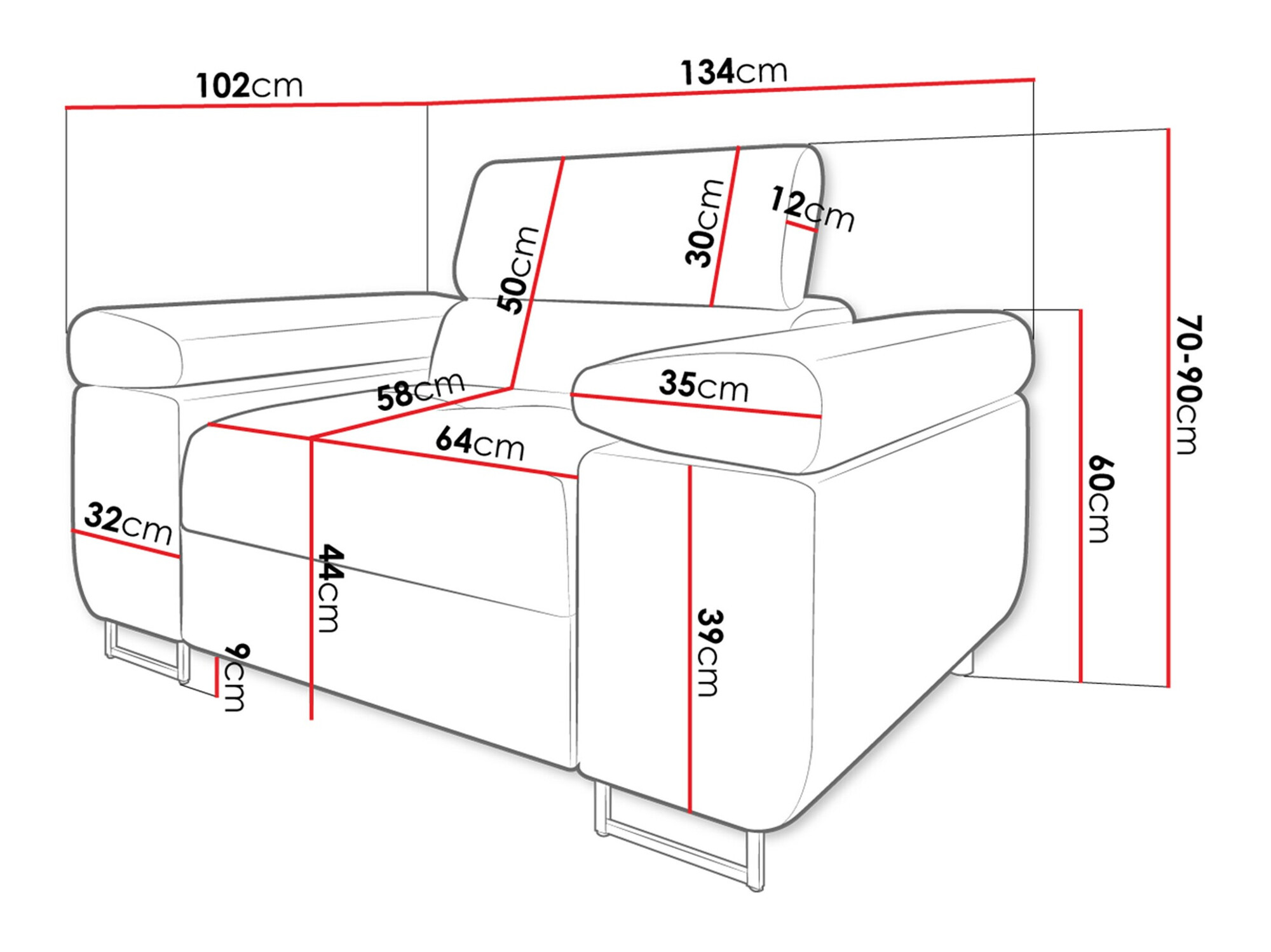 Кресло Comfivo Eliferu 106 (Poso 39)