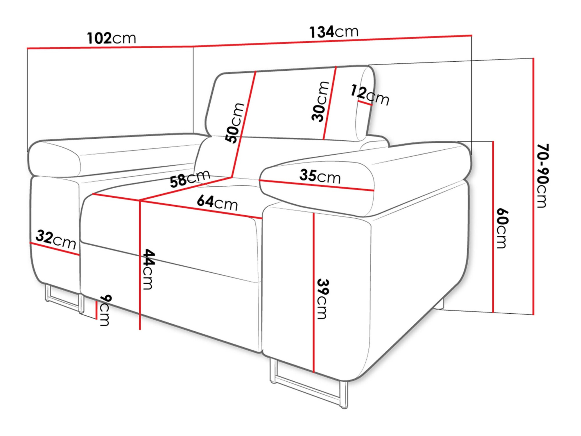Кресло Comfivo Eliferu 106 (Soft 017 + Lux 05)