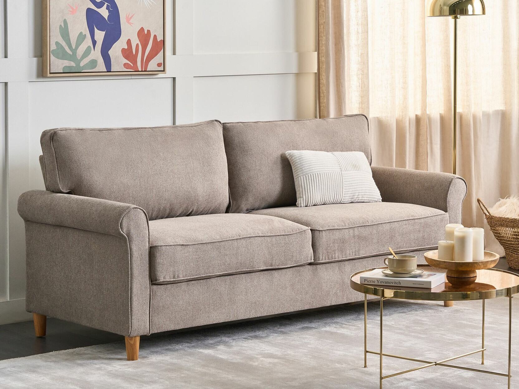 Dīvāns Berwyn 675 (Brūns)